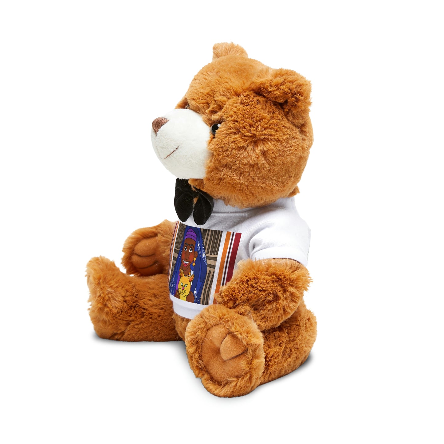 The Kitty Cat Cried! Teddy Bear with T-Shirt