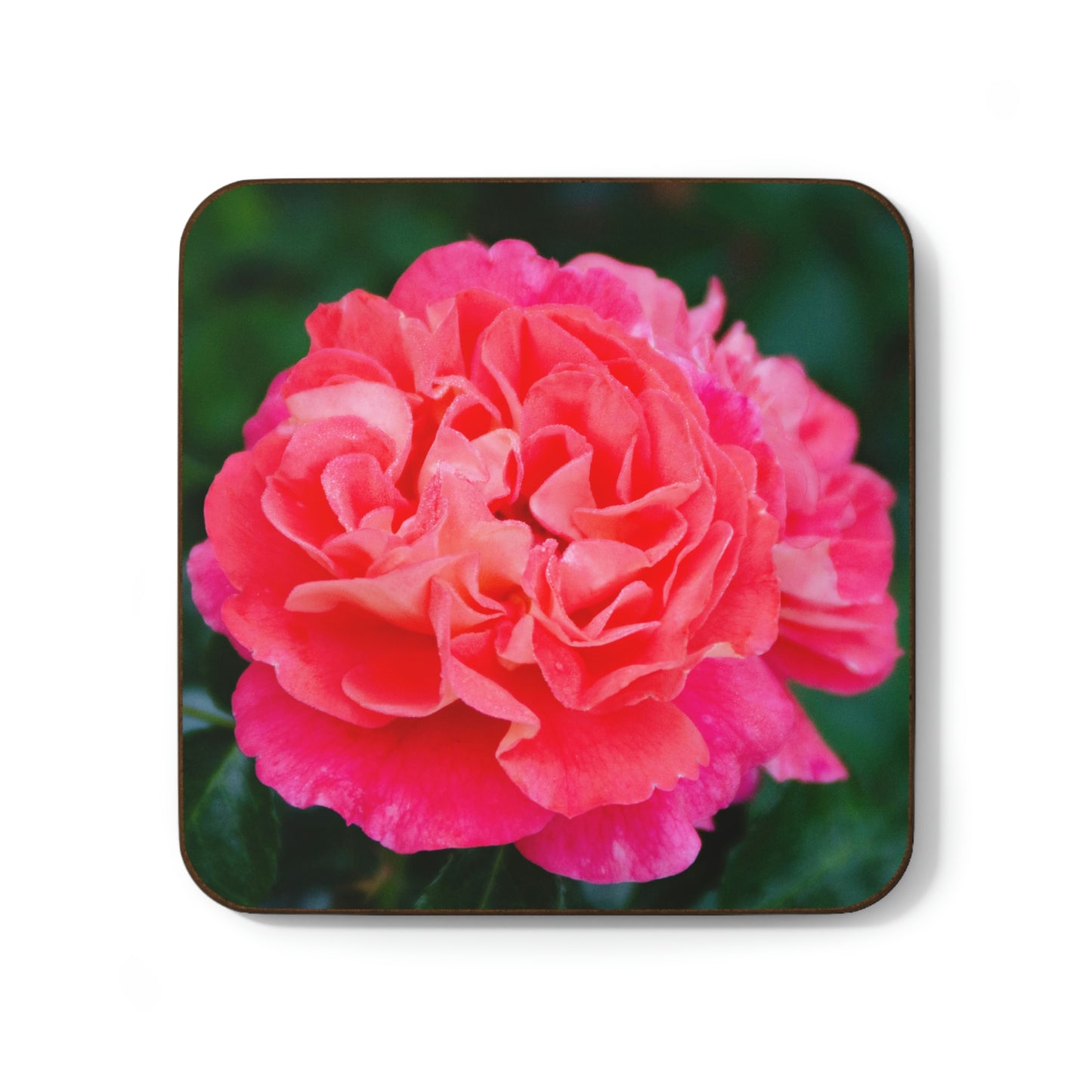 Flowers 08 Hardboard Back Coaster