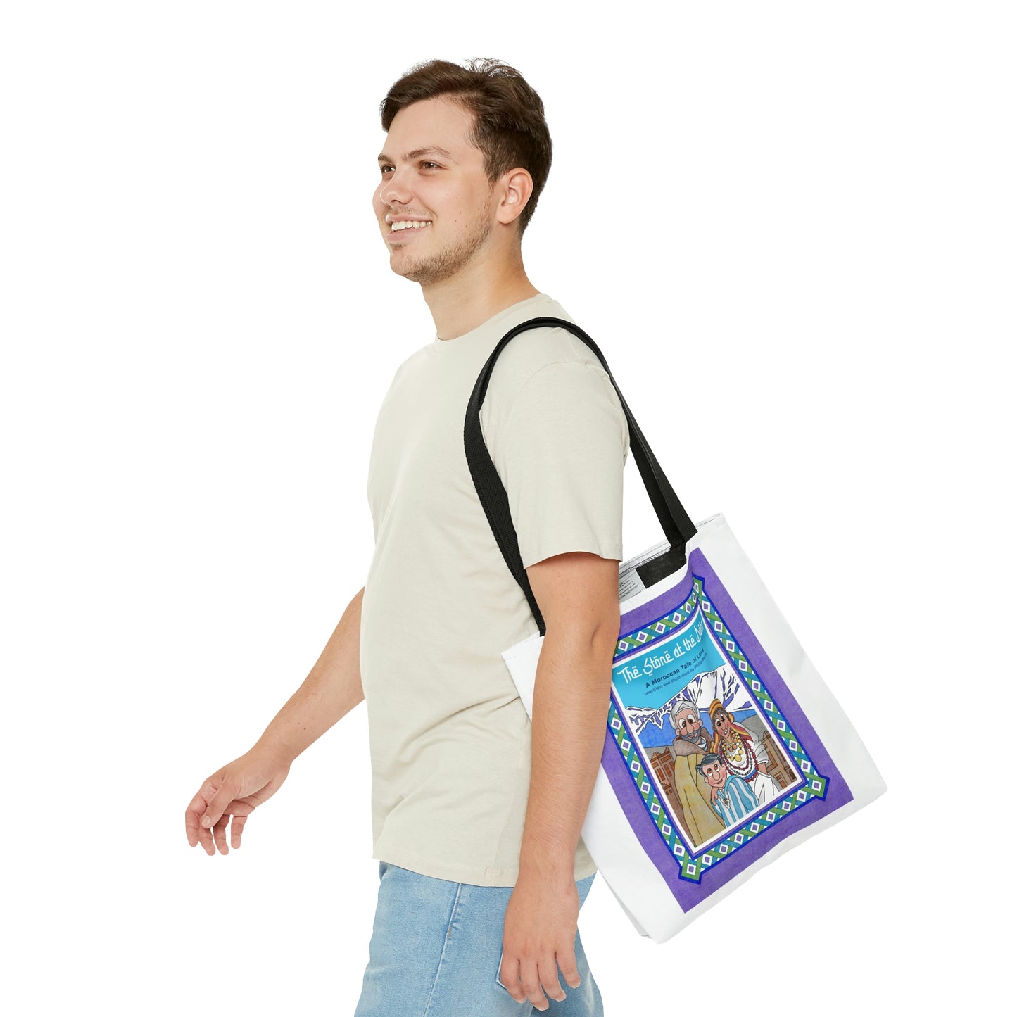 The Stone at the Door AOP Tote Bag