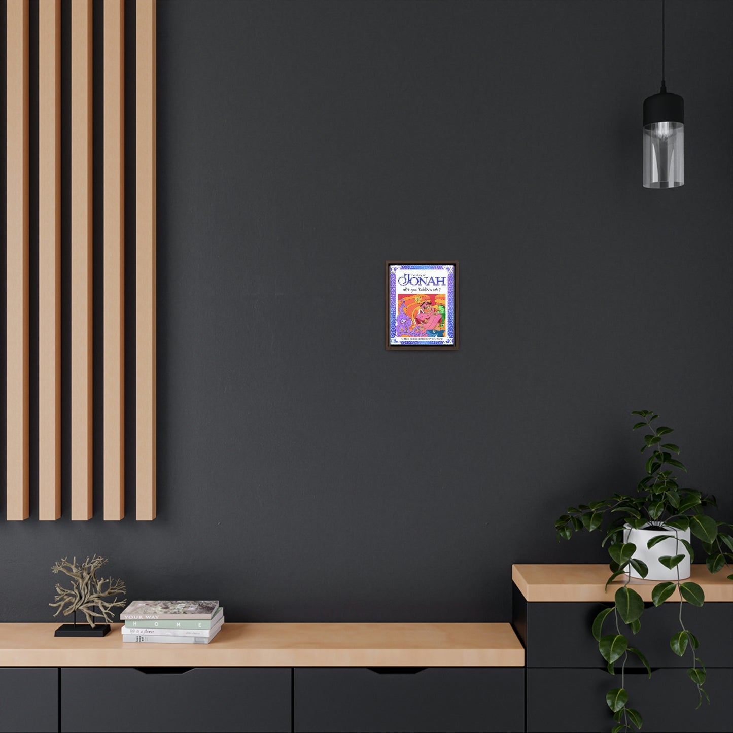 The Story of Jonah Gallery Canvas Wraps, Vertical Frame