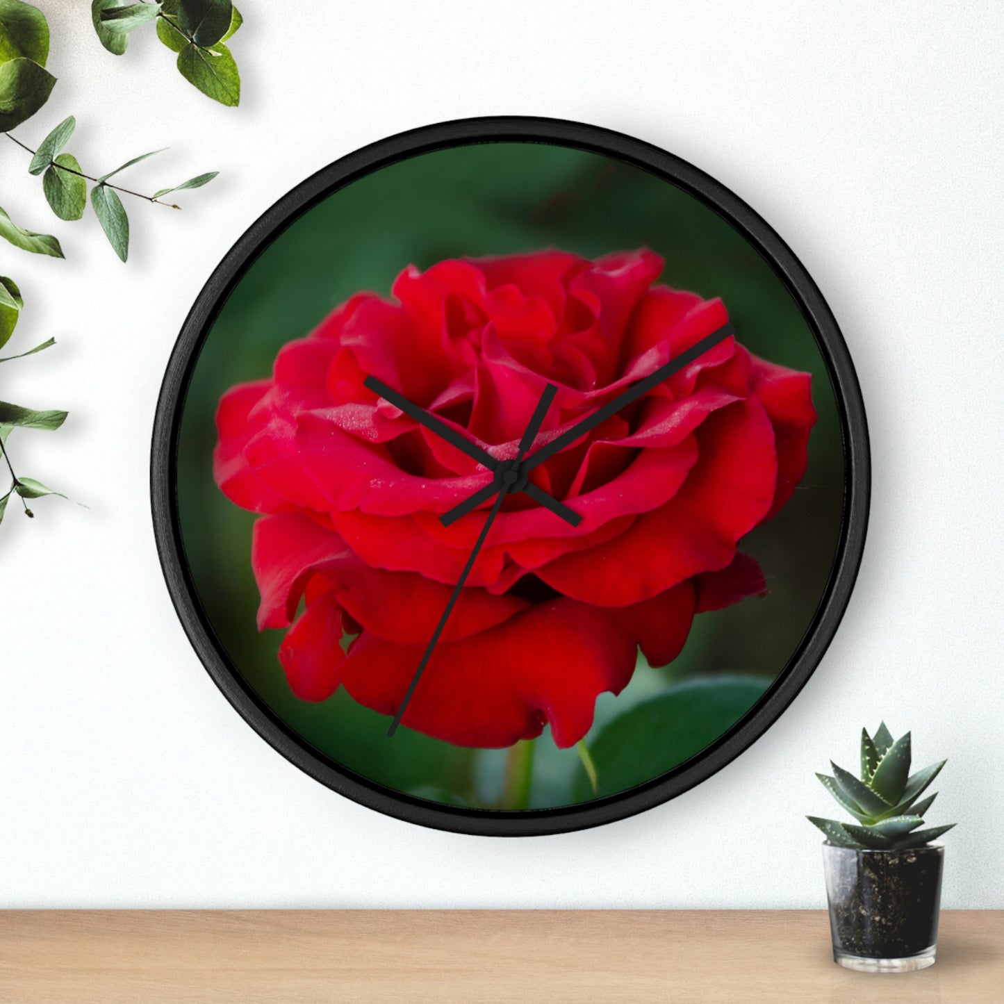 Flowers 14 Wall Clock