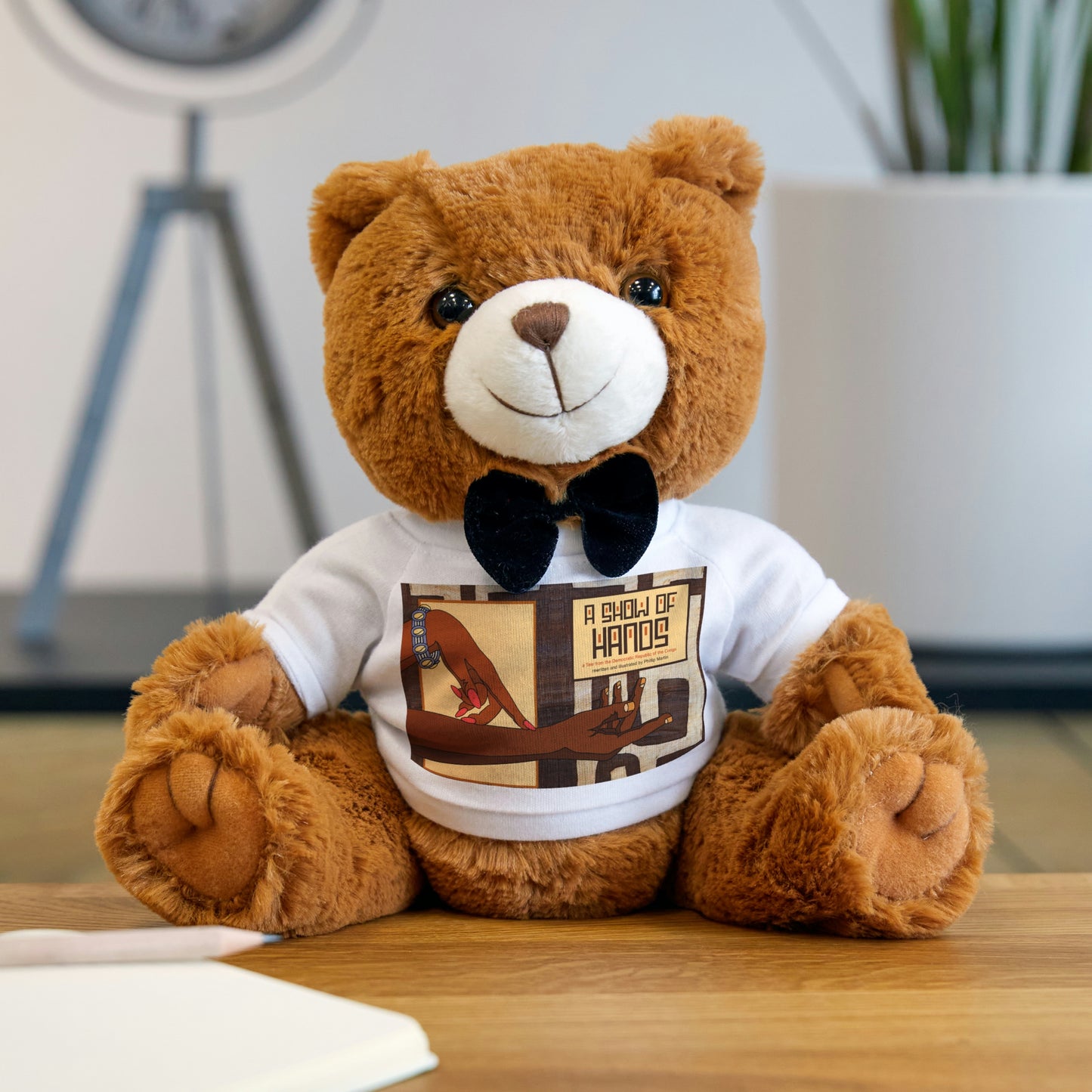 A Show of Hands!!! Teddy Bear with T-Shirt