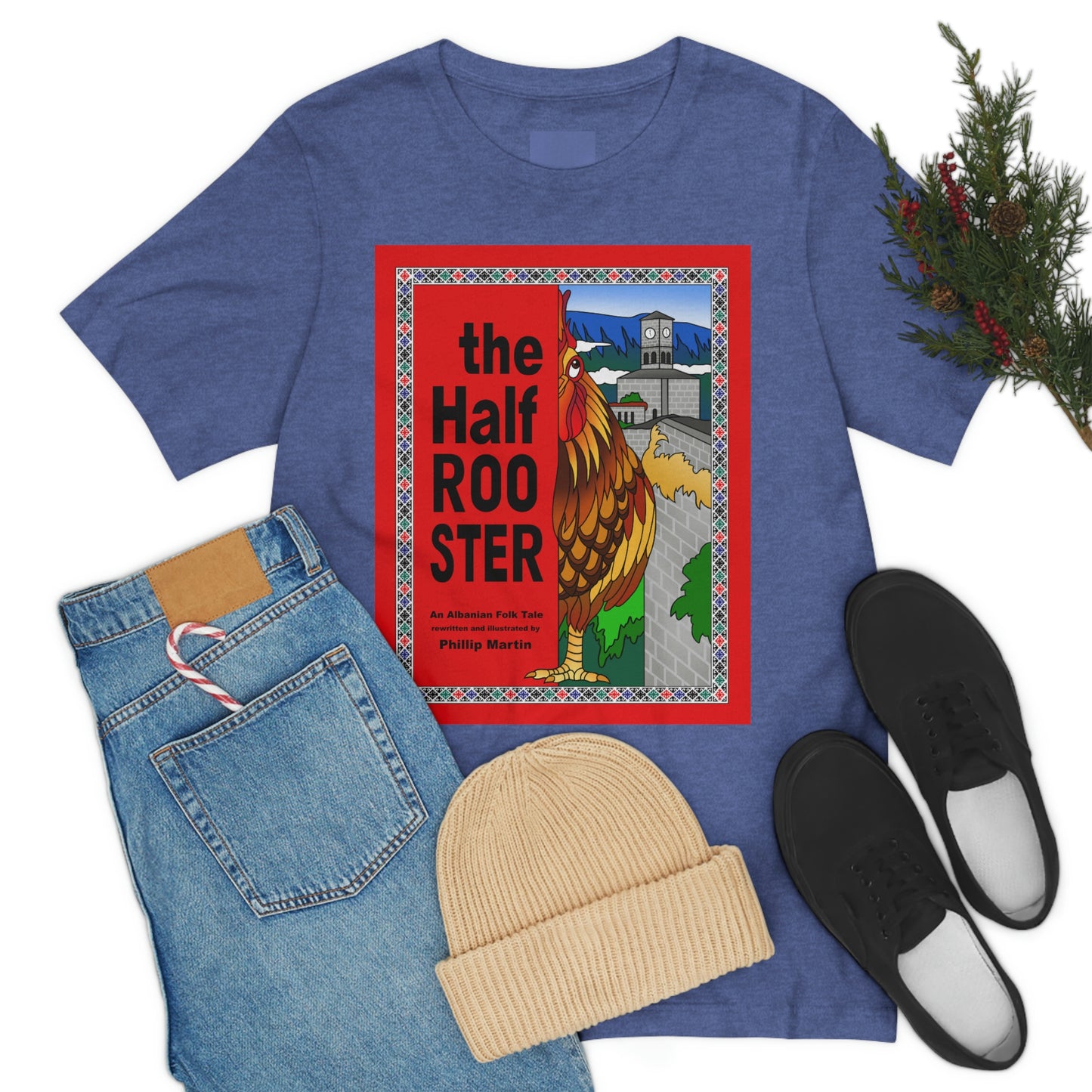 The Half Rooster Unisex Jersey Short Sleeve Tee
