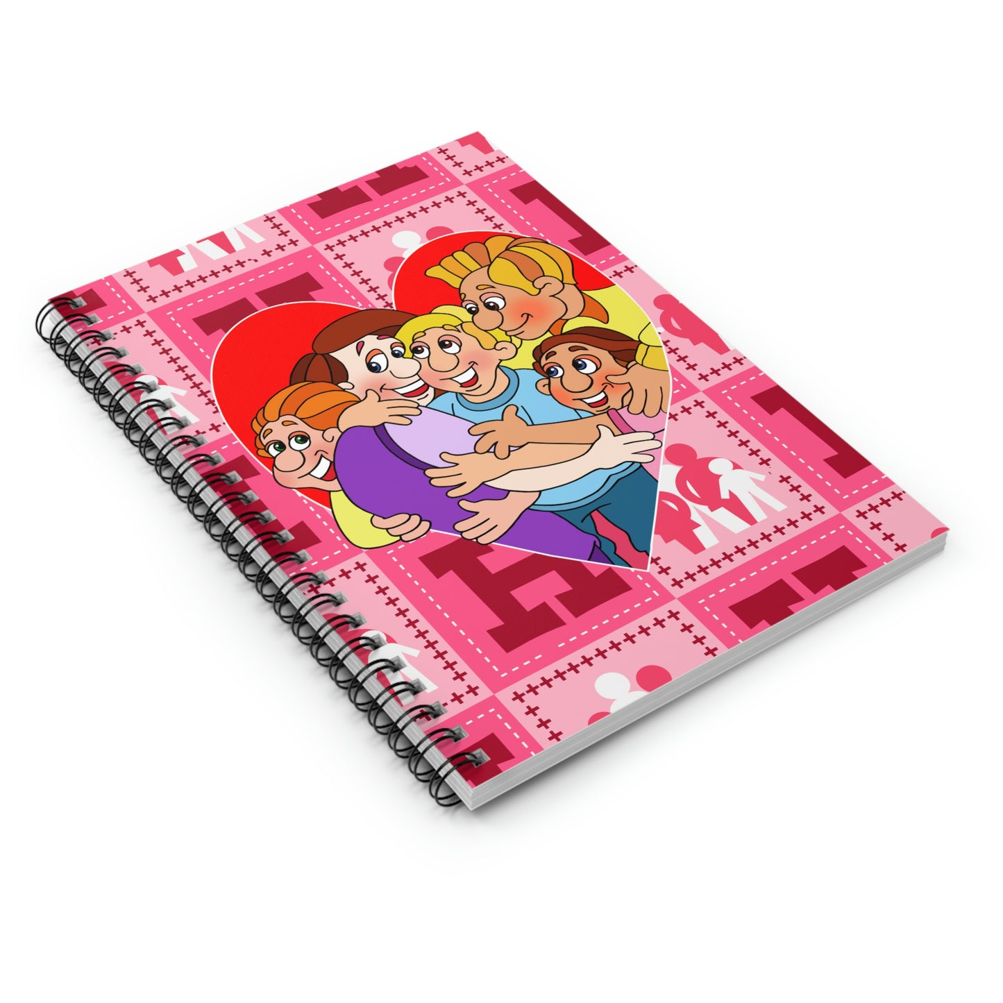 The Bible as Simple as ABC H Spiral Notebook - Ruled Line