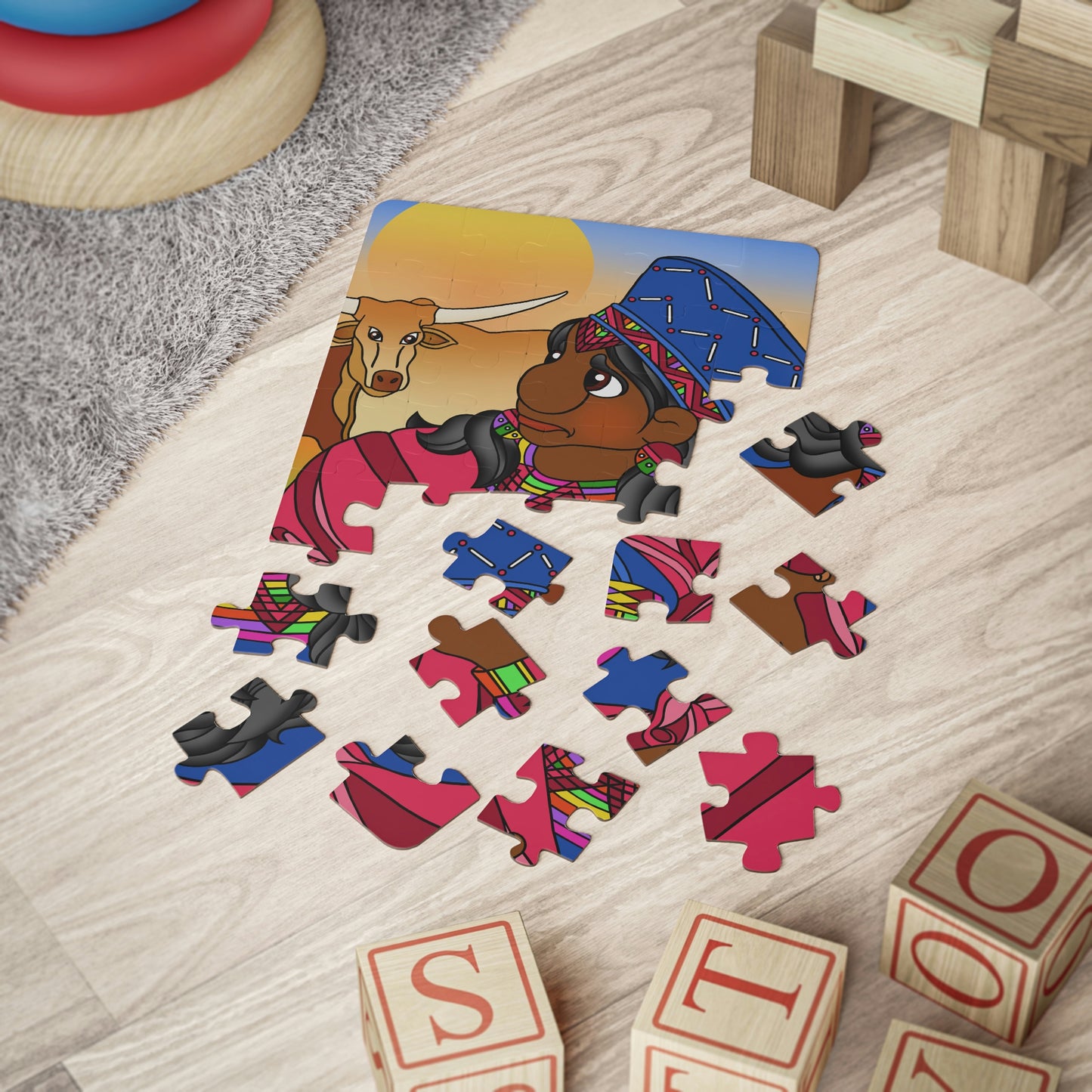 Once Upon Southern Africa Kids' Puzzle, 30-Piece