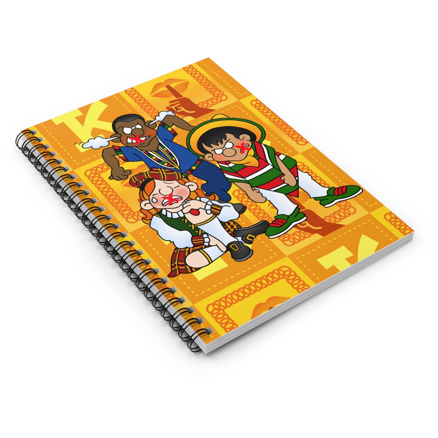 The Bible as Simple as ABC K Spiral Notebook - Ruled Line