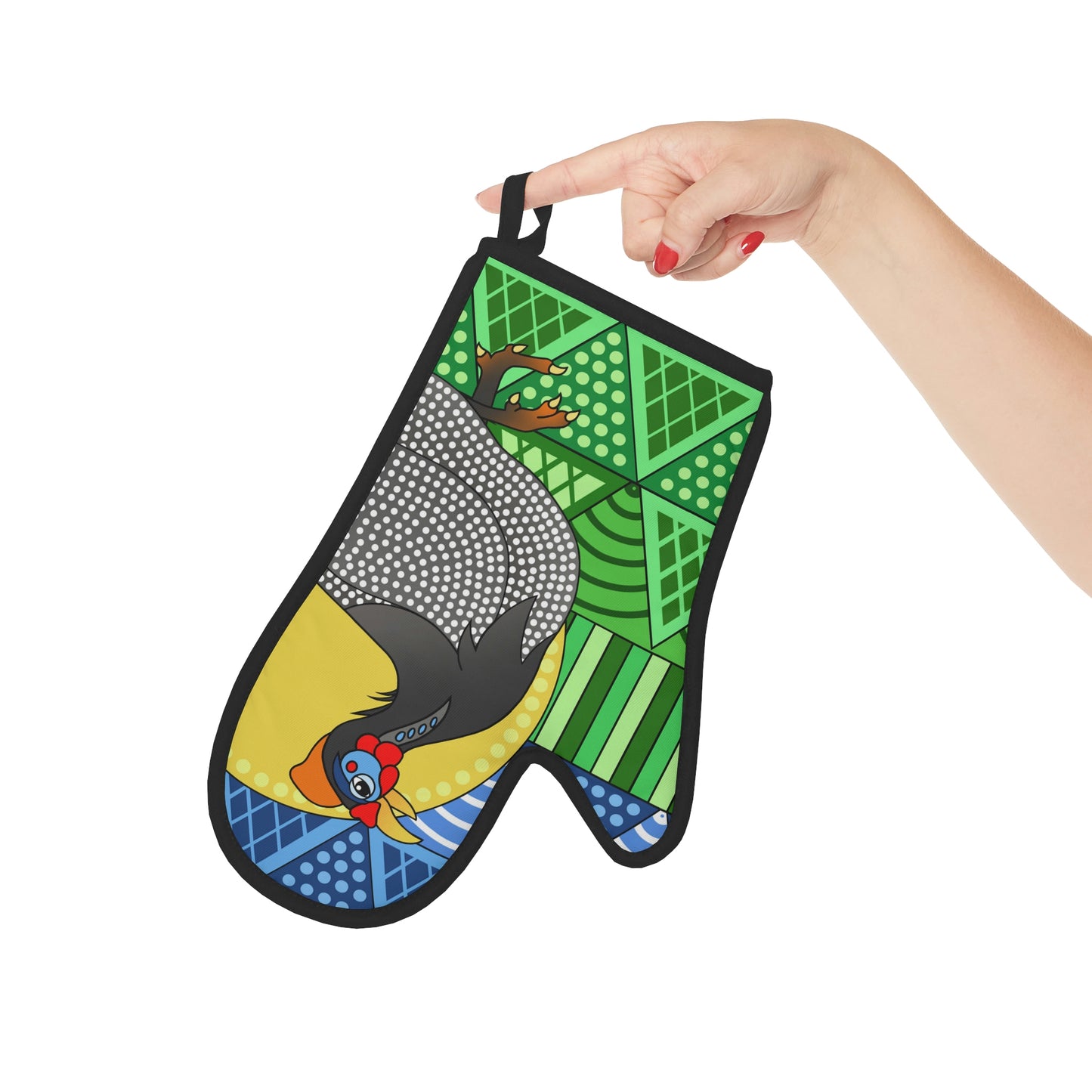 A Fowl Chain of Events Oven Glove