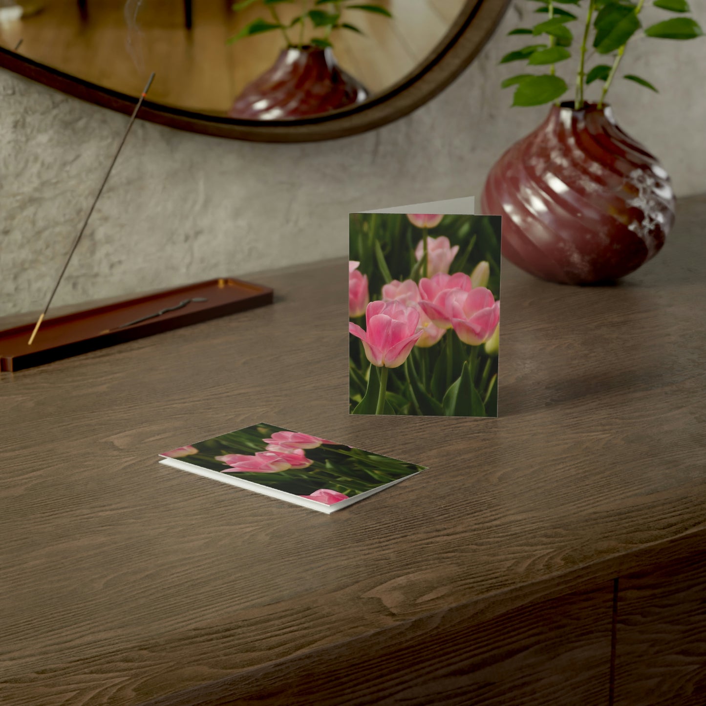 Flowers 17 Greeting Cards (1, 10, 30, and 50pcs)
