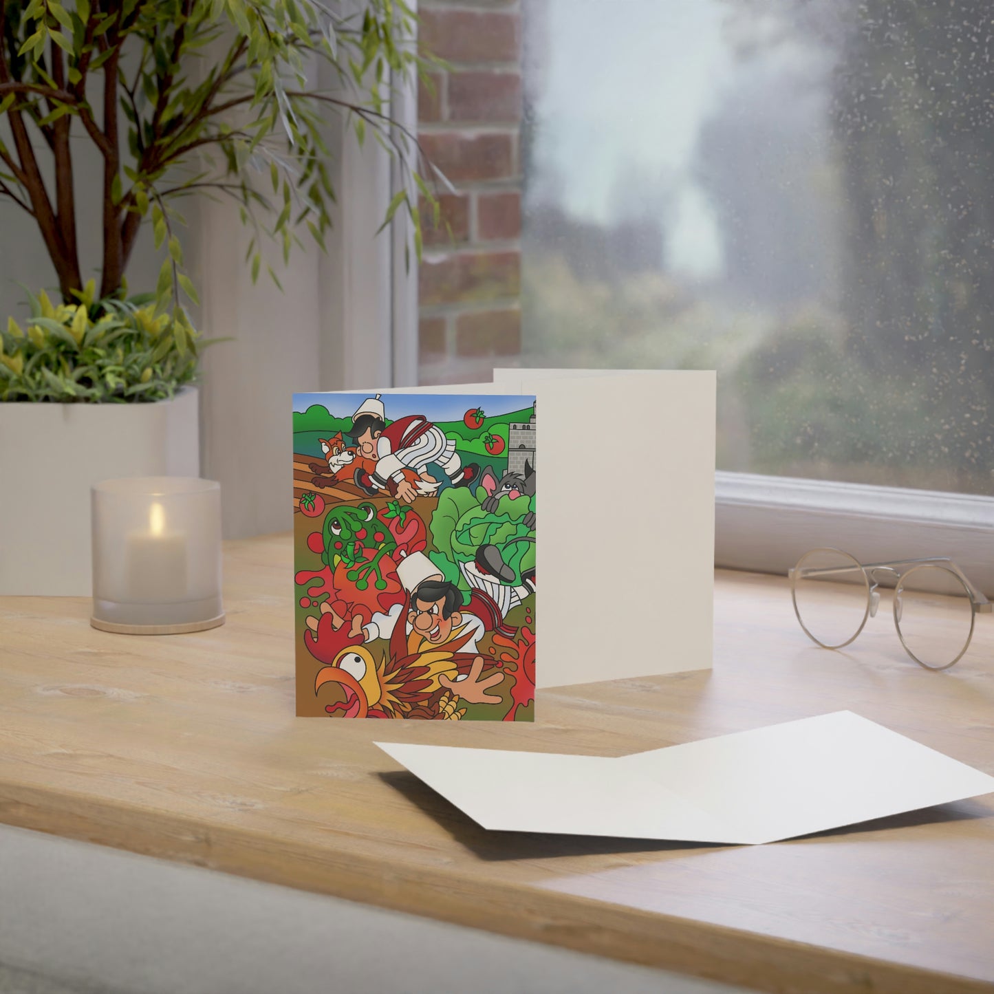 The Half Rooster! Greeting Cards (1, 10, 30, and 50pcs)