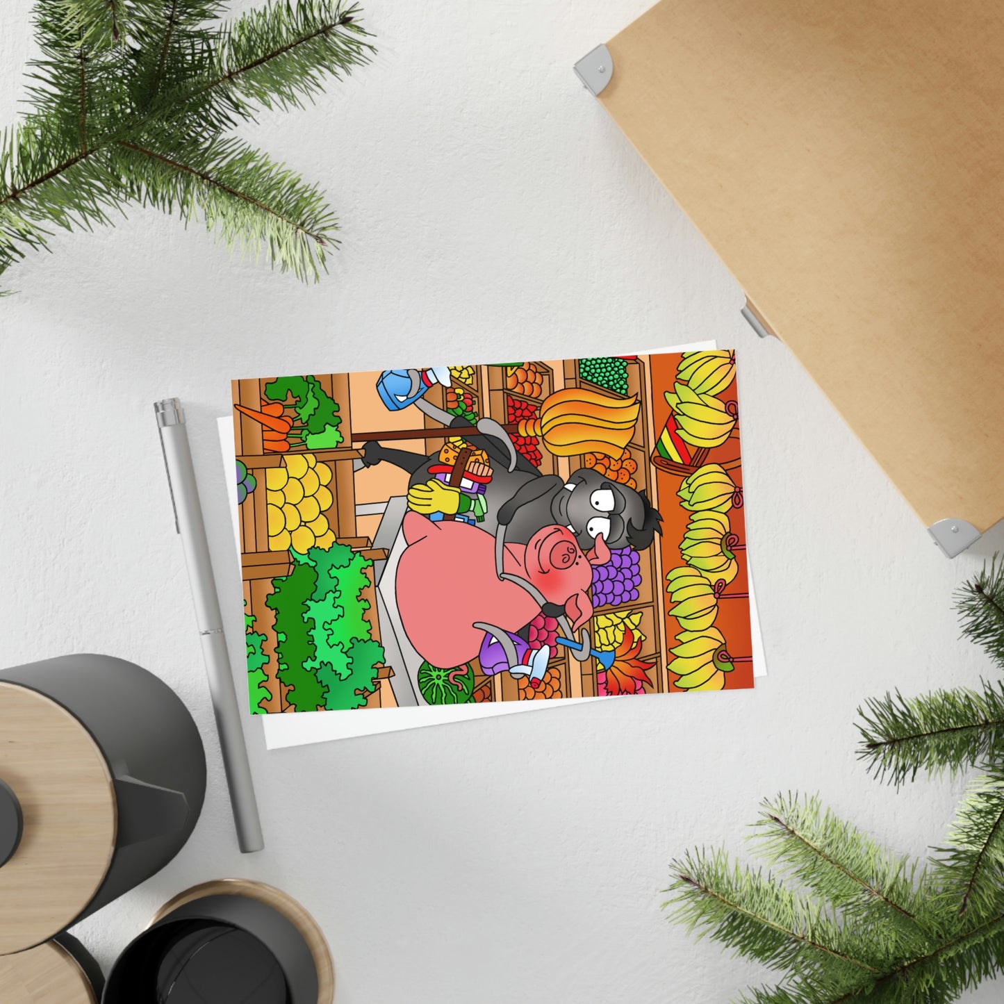 Anansi and the Market Pig Postcards (10pcs)