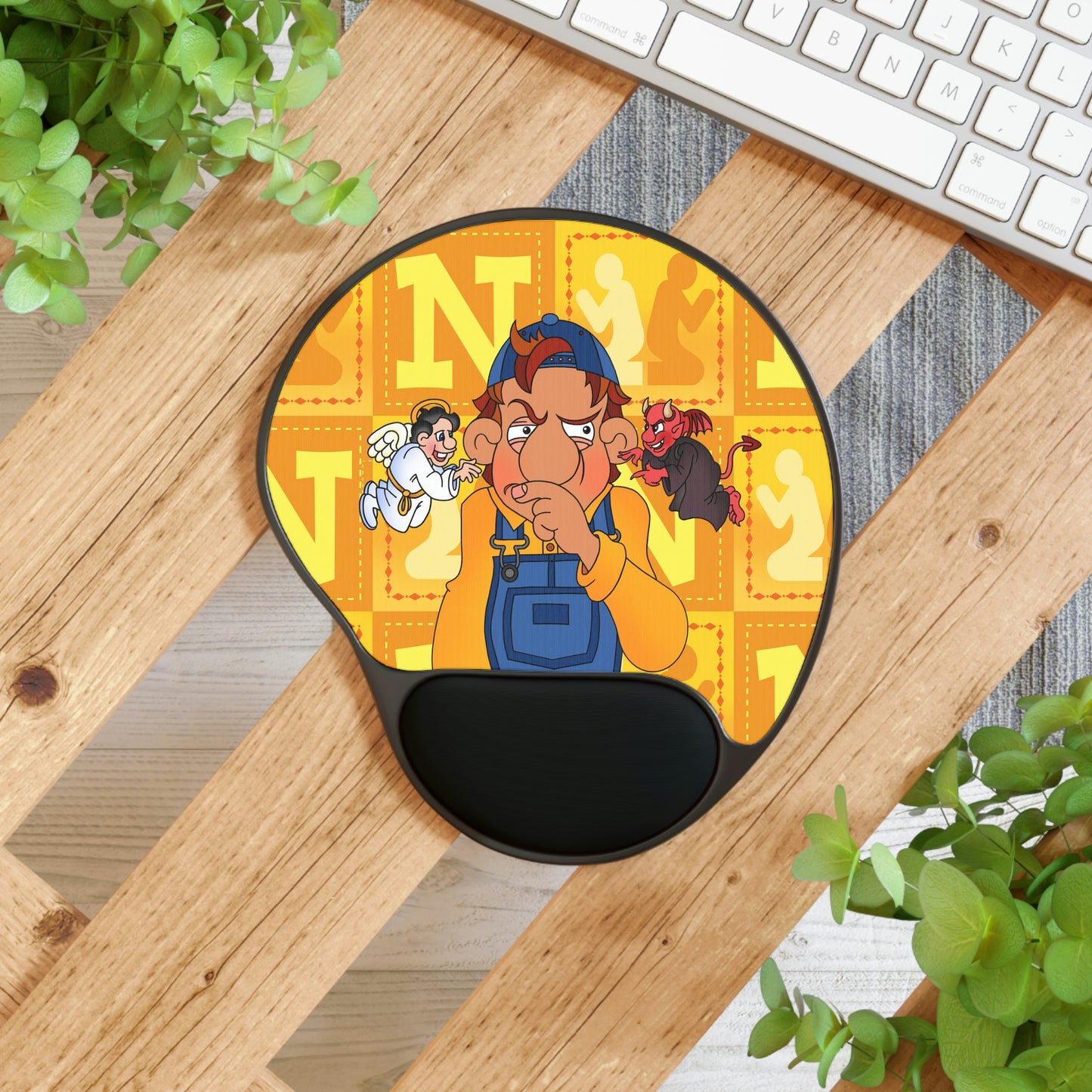 The Bible as Simple as ABC N Mouse Pad With Wrist Rest