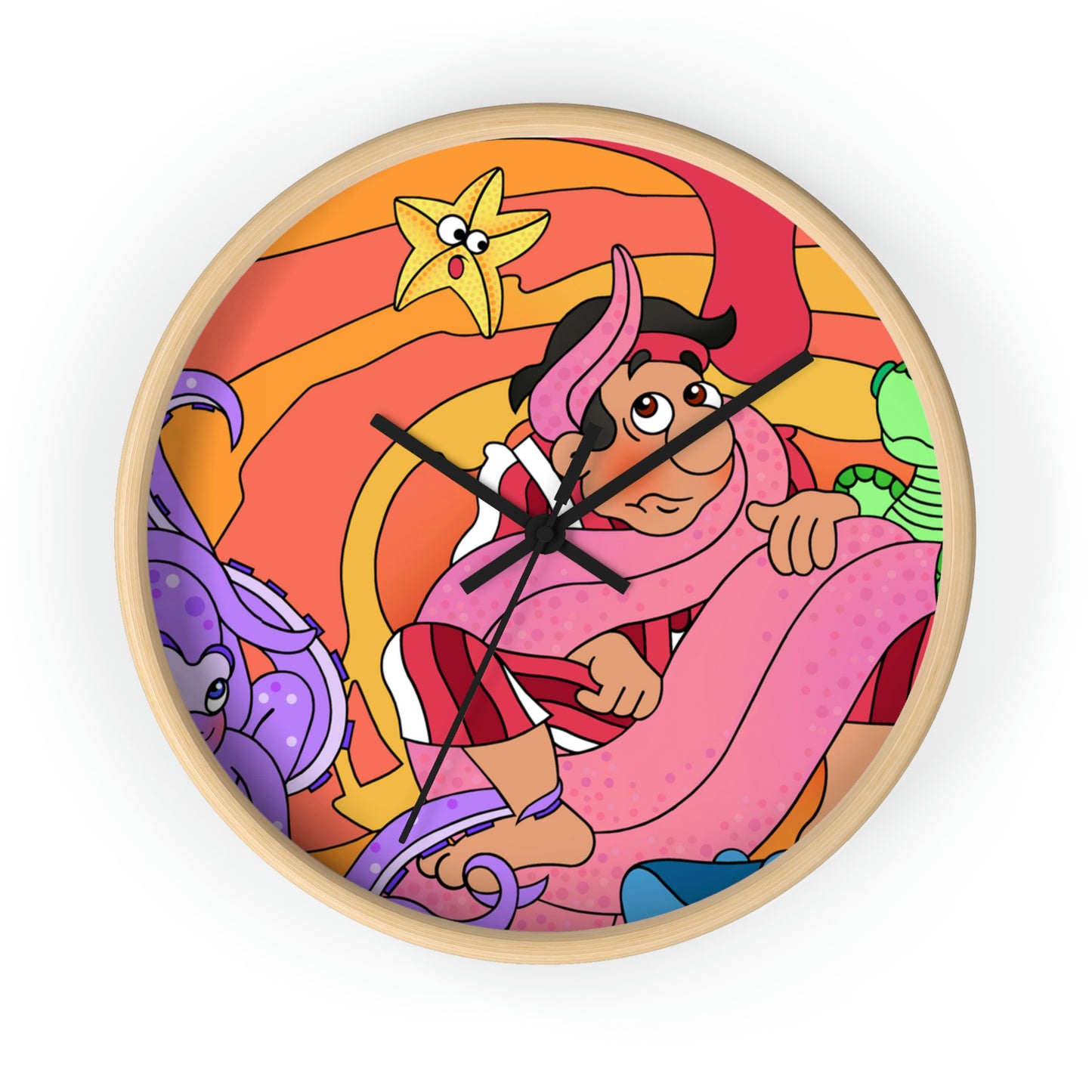 The Story of Jonah Wall clock