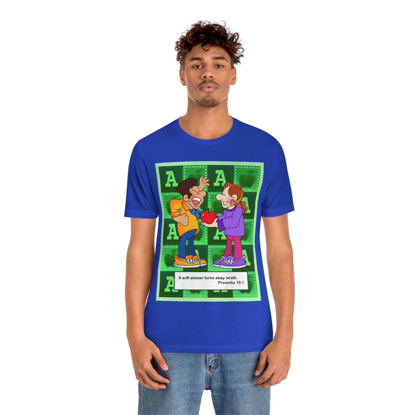 The Bible as Simple as ABC A Unisex Jersey Short Sleeve Tee