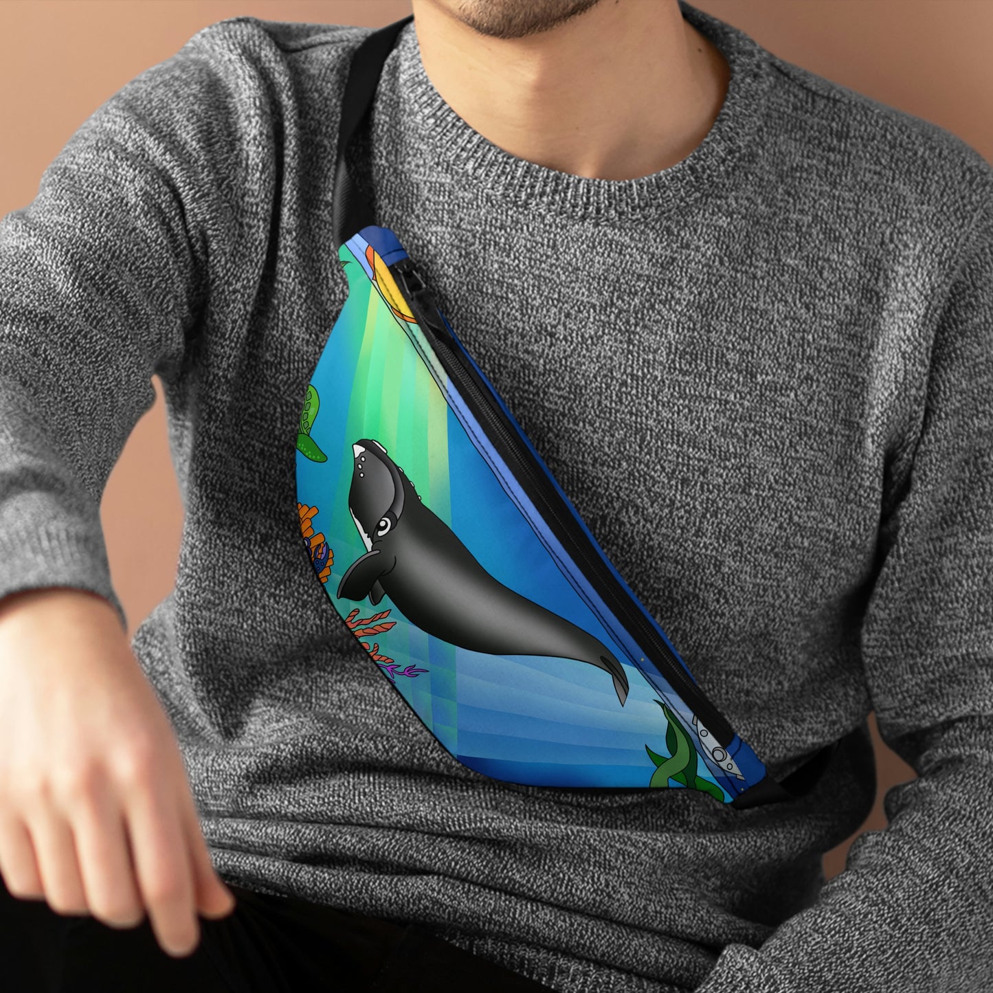 Gray Whale Fanny Pack