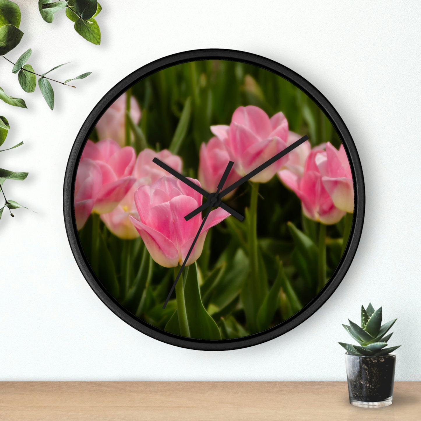 Flowers 17 Wall Clock