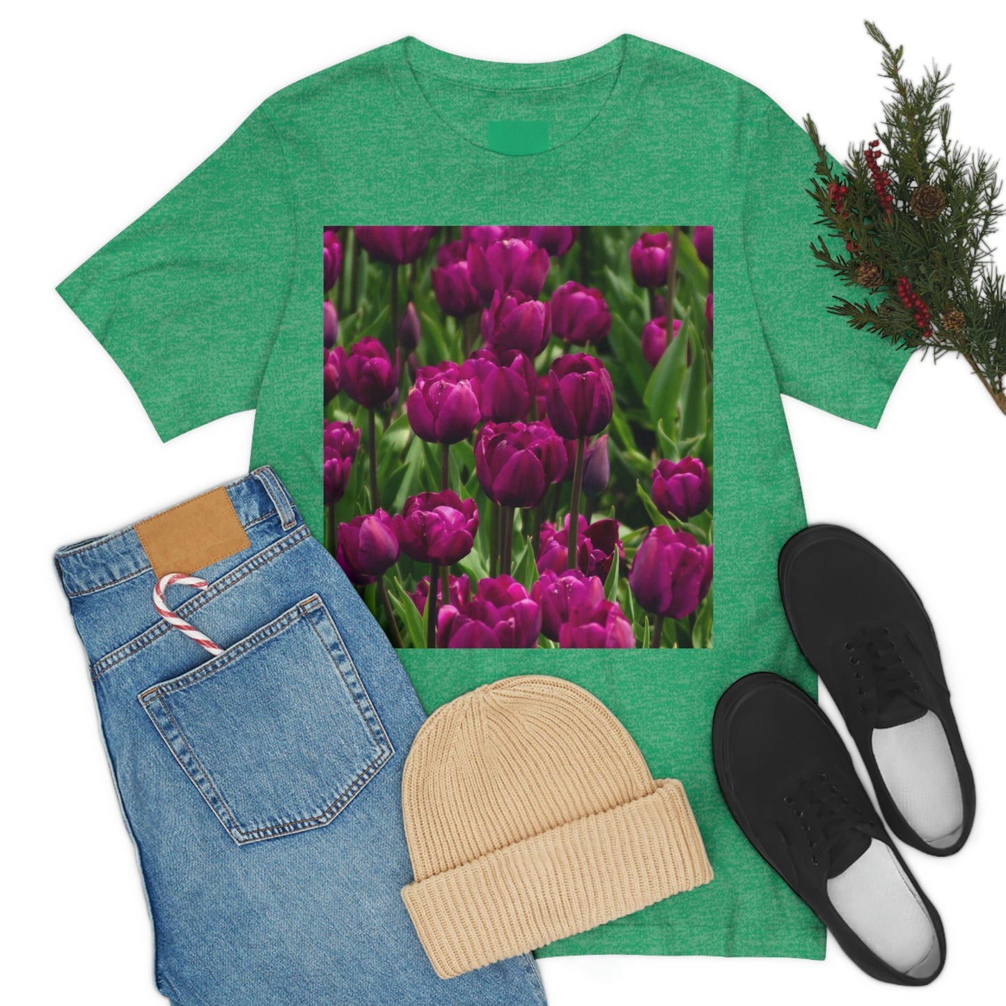Flowers 20 Unisex Jersey Short Sleeve Tee