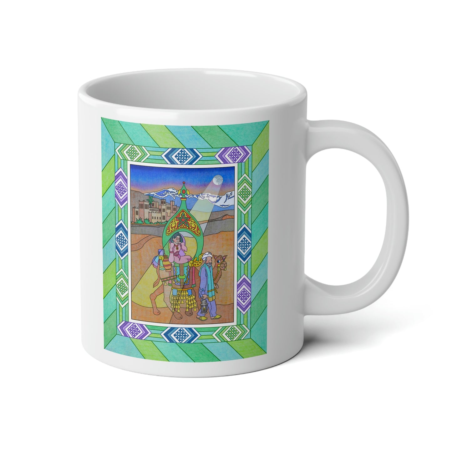 The Stone at the Door! Jumbo Mug, 20oz