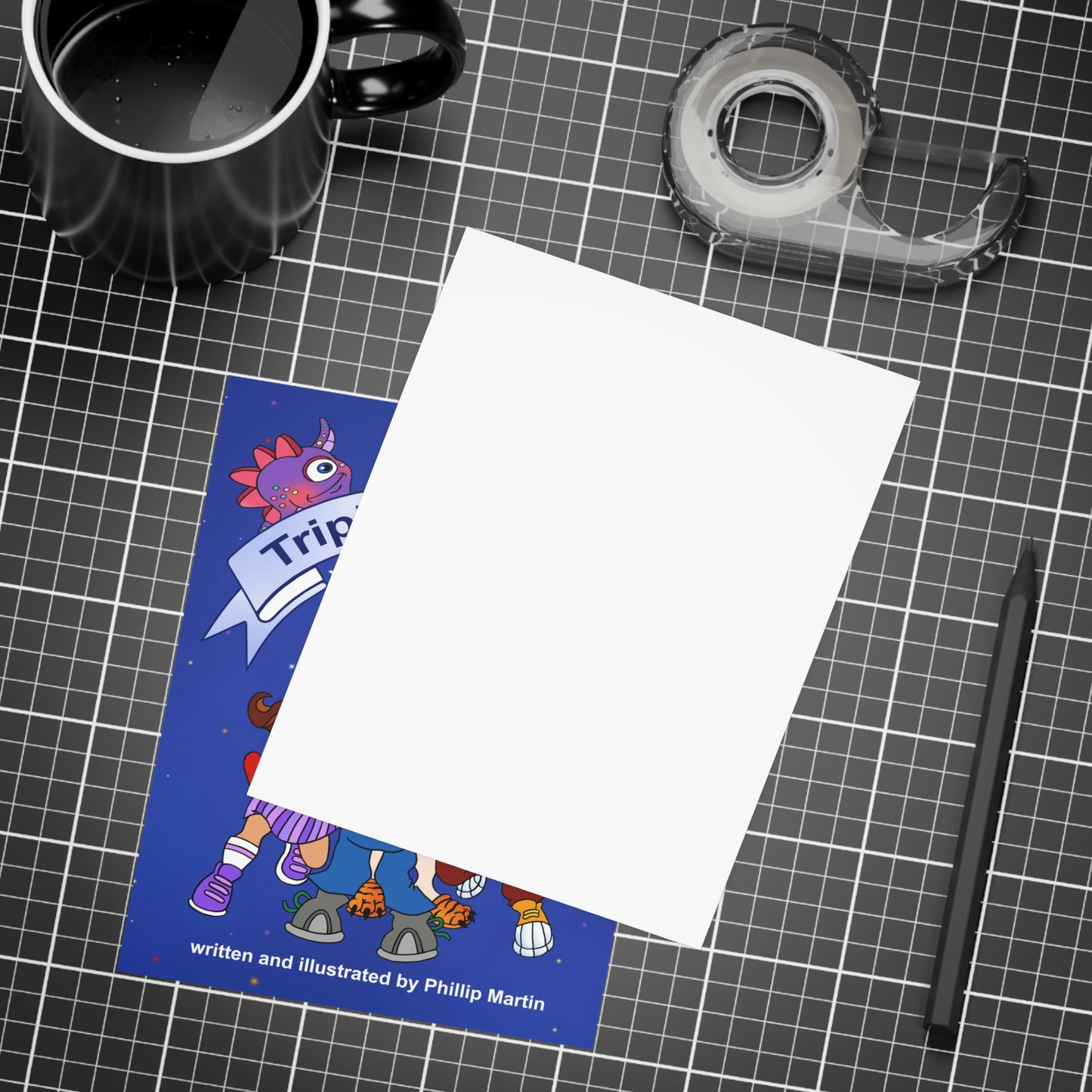 Triple Gratitude with Assorted Monsters Greeting Card Bundles (envelopes not included)
