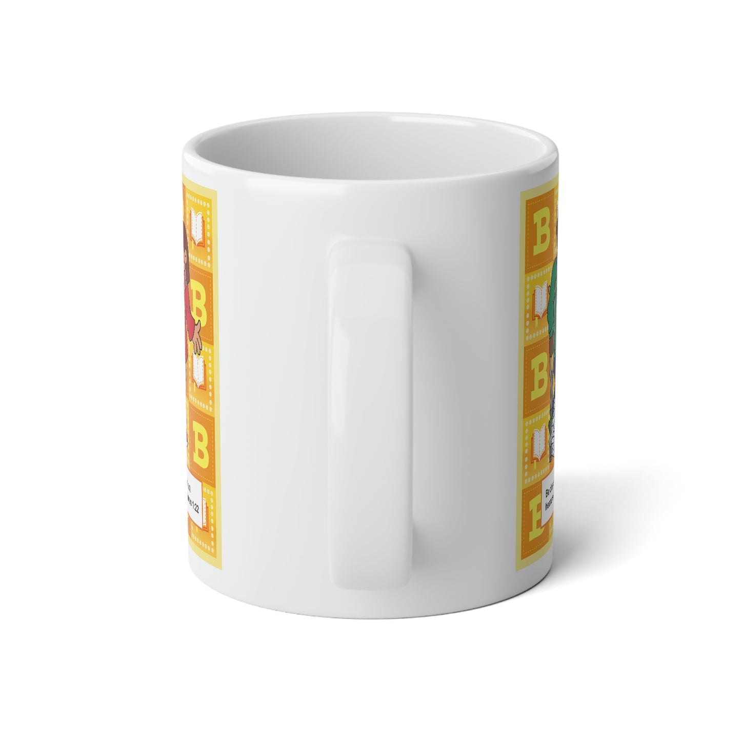 The Bible as Simple as ABC B Jumbo Mug, 20oz