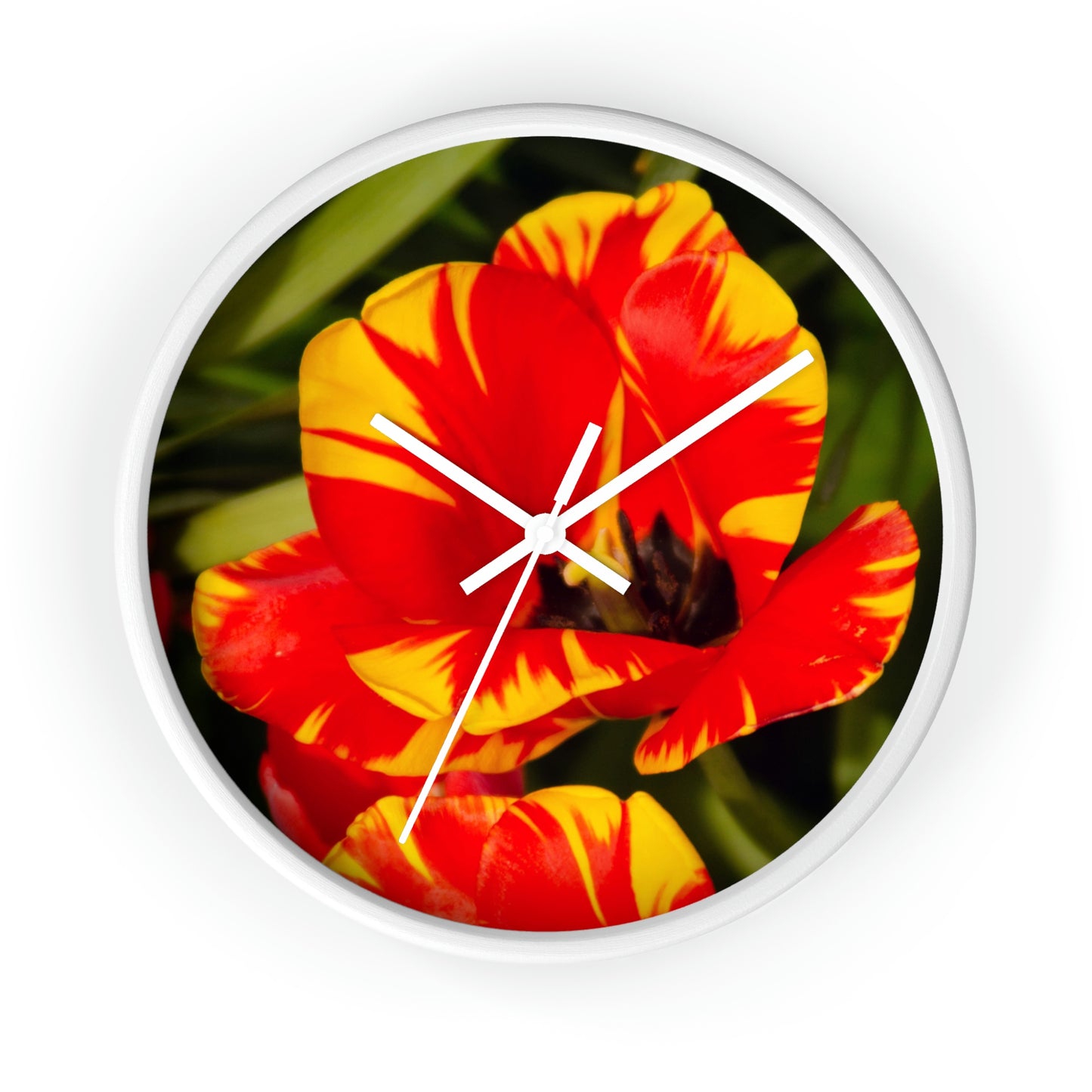 Flowers 12 Wall Clock