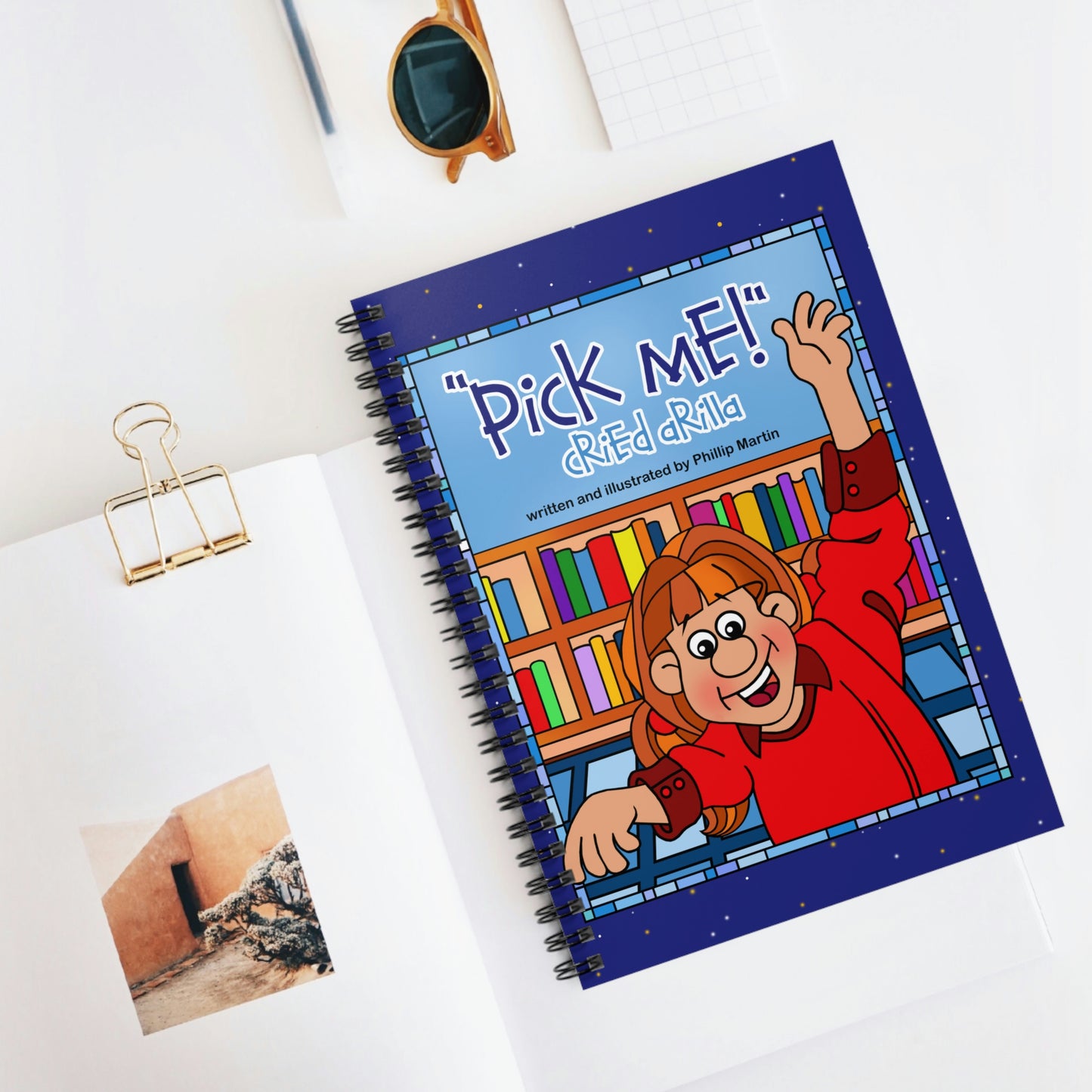 Pick Me Cried Arilla! Spiral Notebook - Ruled Line