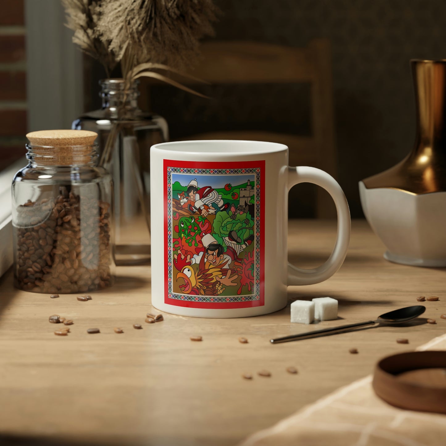 The Half Rooster! Jumbo Mug, 20oz