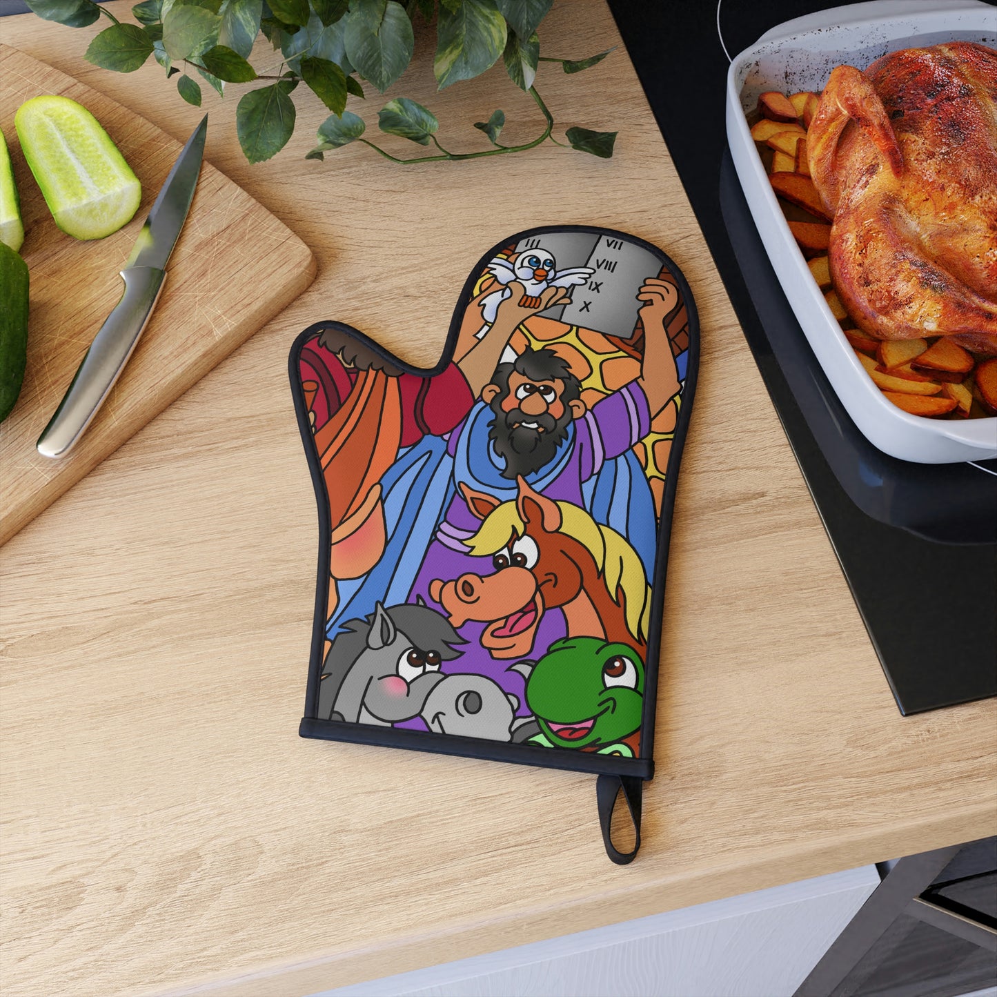 Hark and Harold Angel Sing! Oven Glove