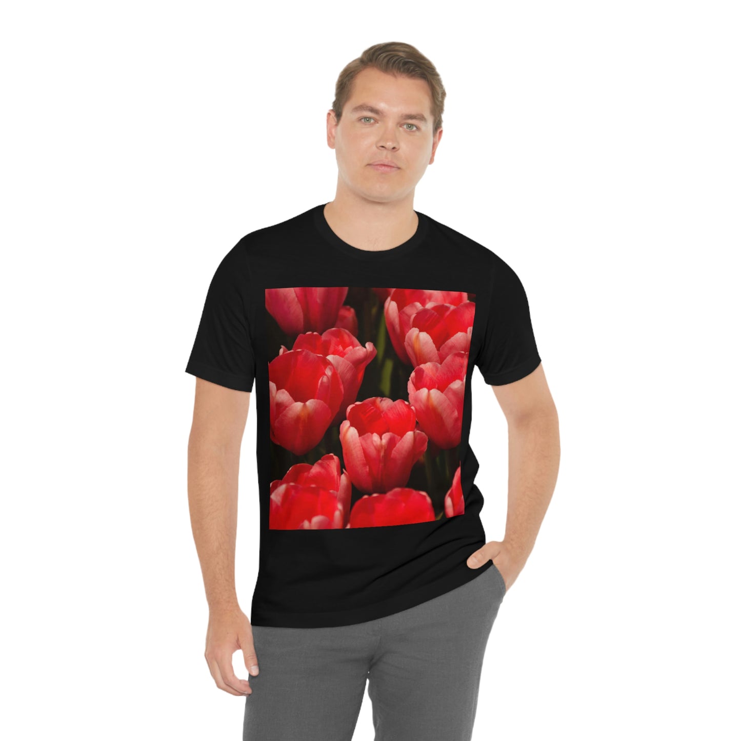 Flowers 09 Unisex Jersey Short Sleeve Tee