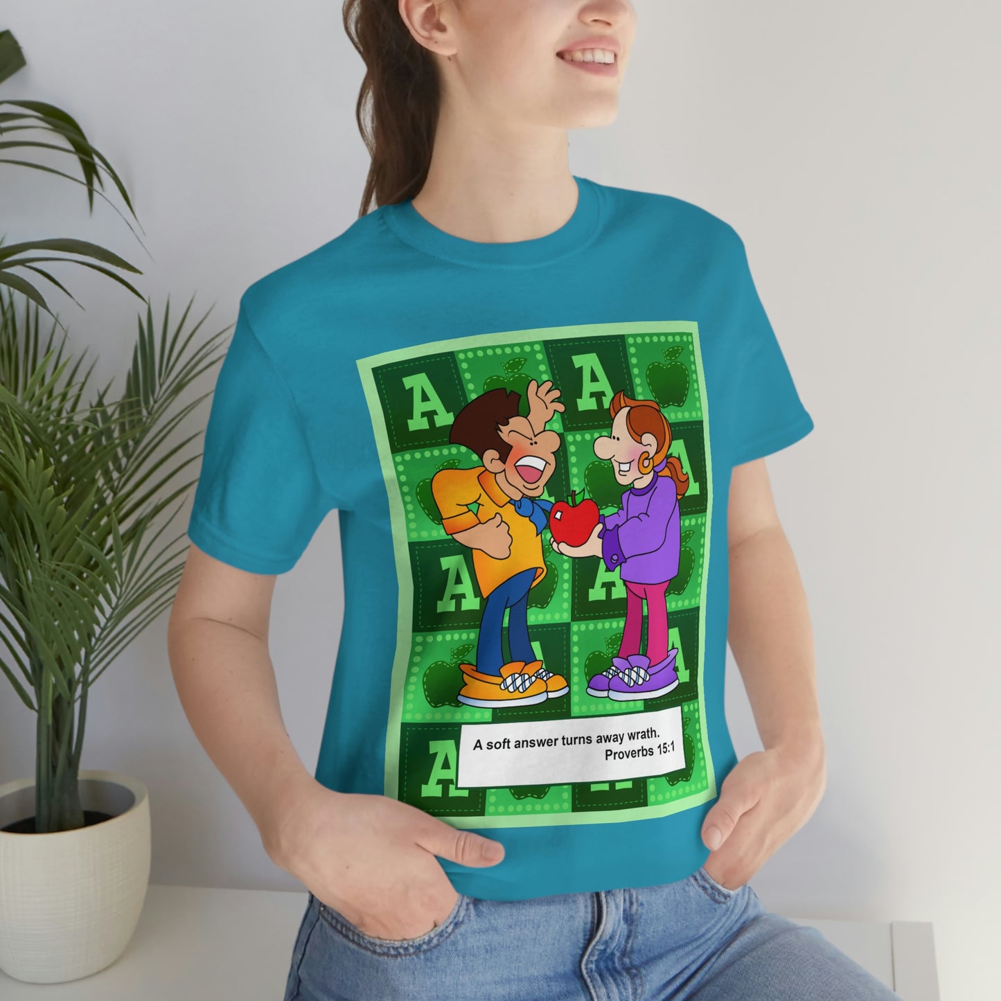The Bible as Simple as ABC A Unisex Jersey Short Sleeve Tee