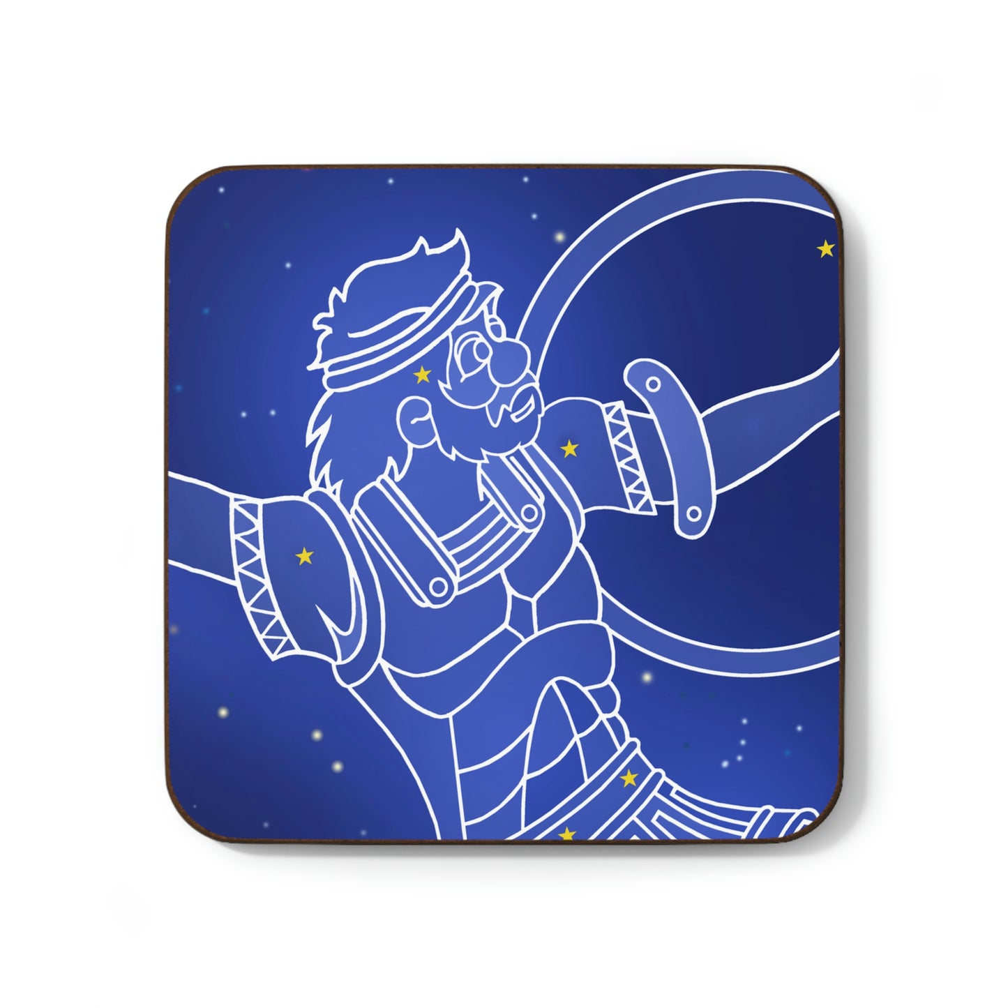 Triple Gratitude with Assorted Monsters!! Hardboard Back Coaster