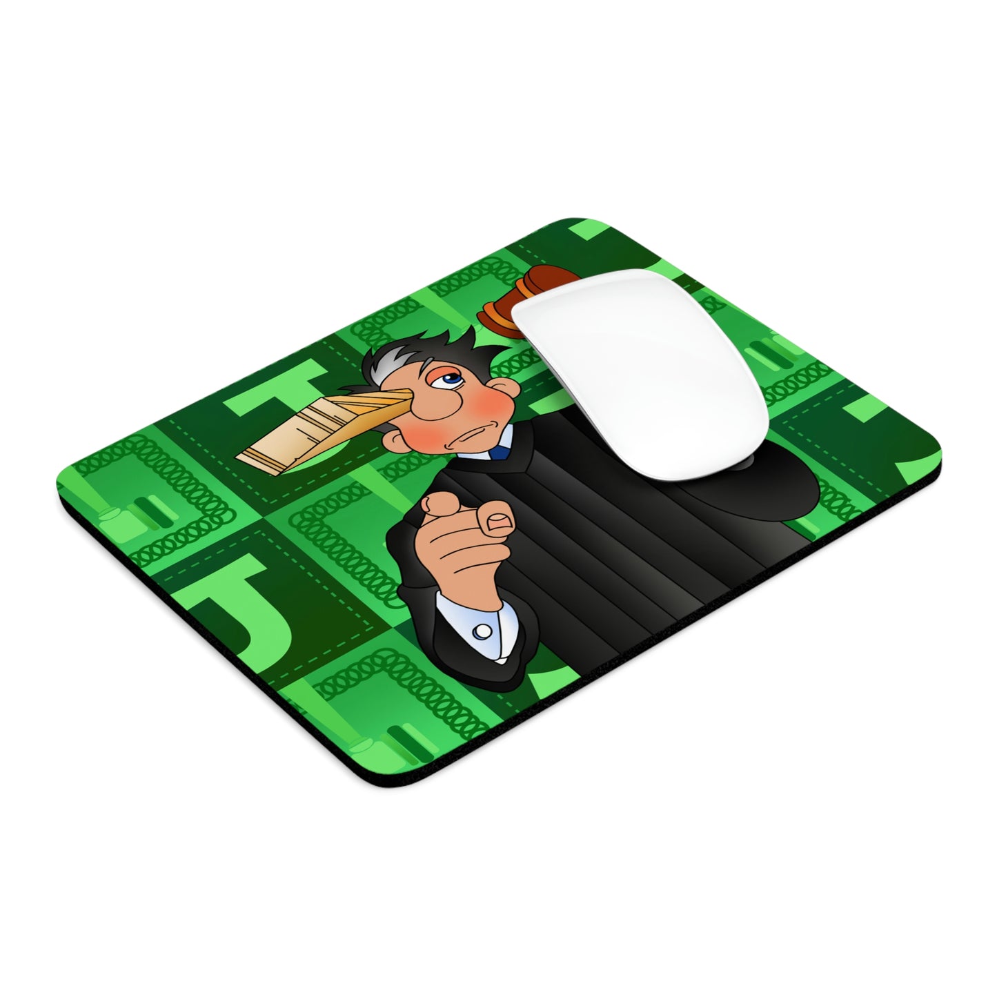 The Bible as Simple as ABC J Rectangle Mouse Pad