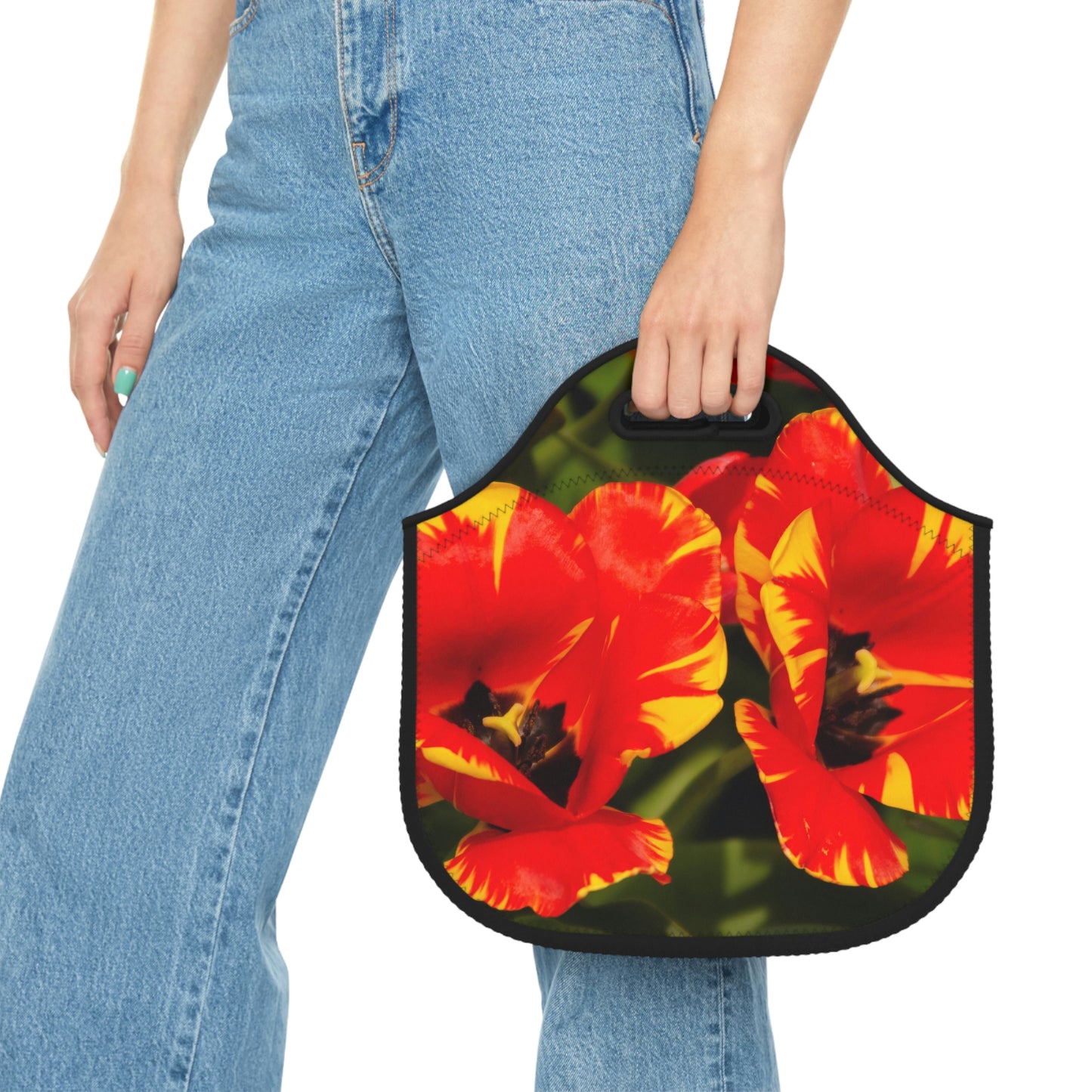 Flowers 13 Neoprene Lunch Bag