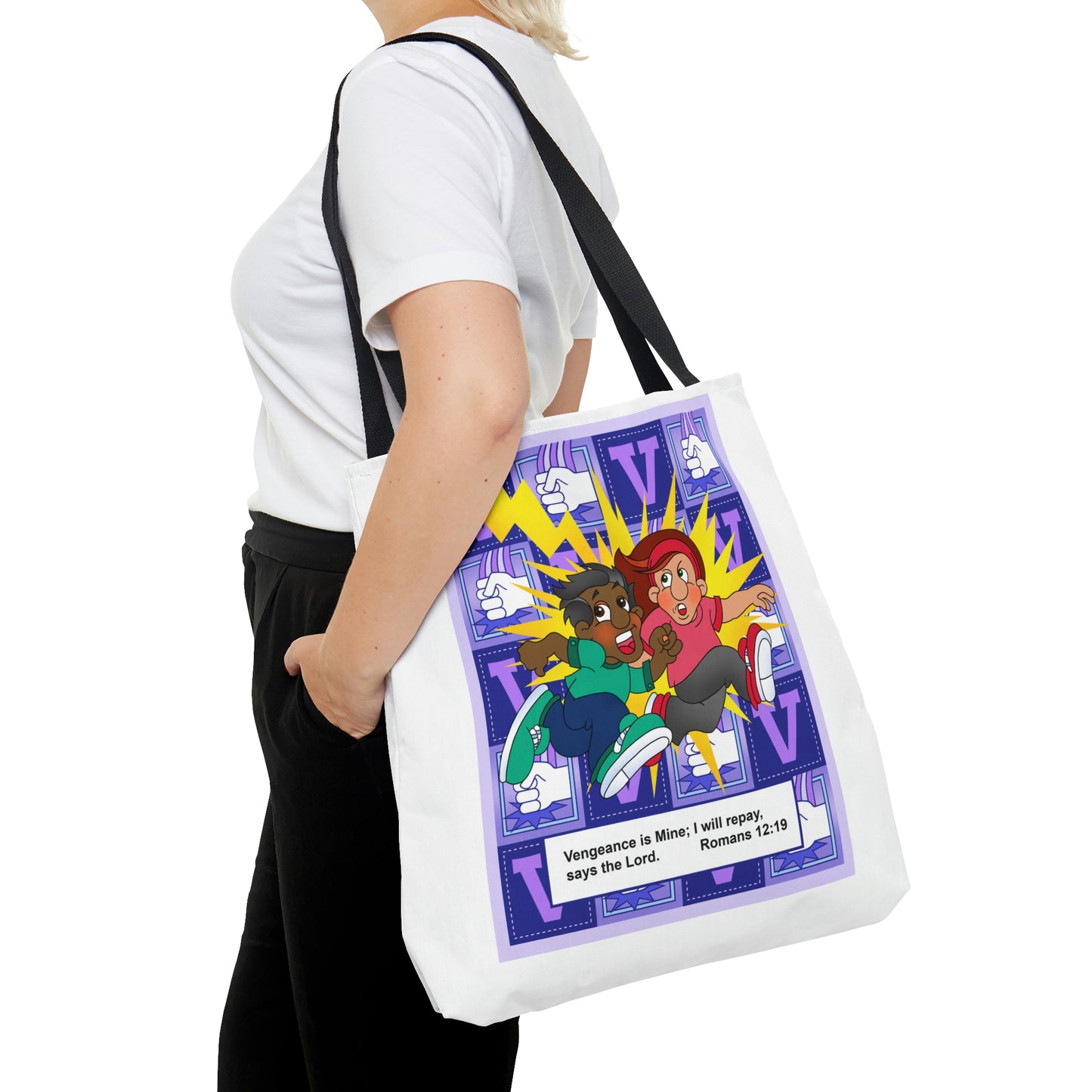 The Bible as Simple as ABC V AOP Tote Bag