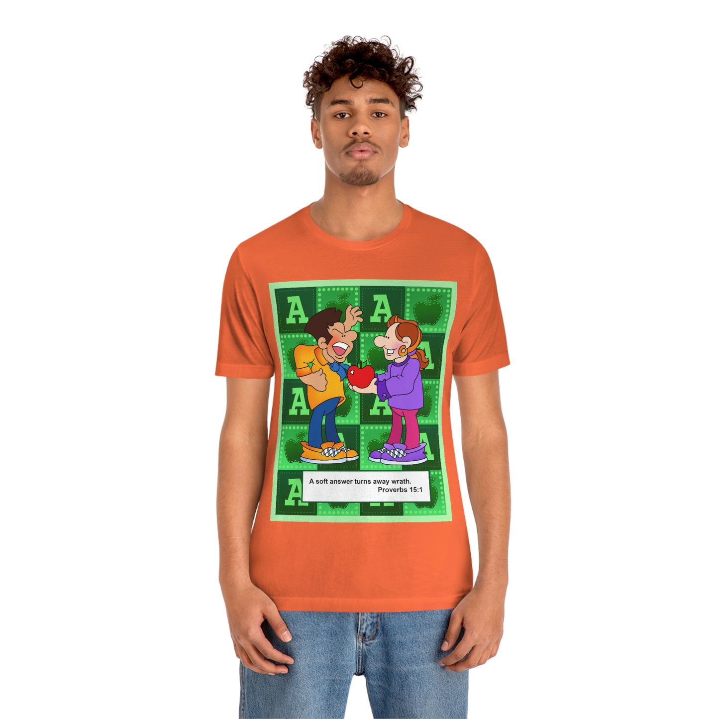 The Bible as Simple as ABC A Unisex Jersey Short Sleeve Tee