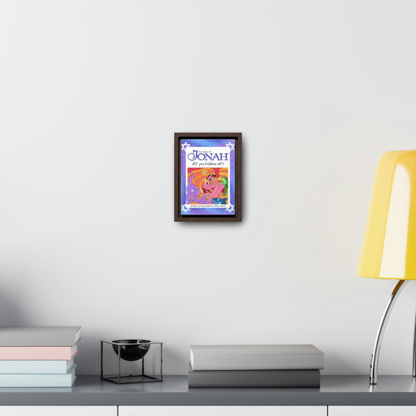 The Story of Jonah Gallery Canvas Wraps, Vertical Frame
