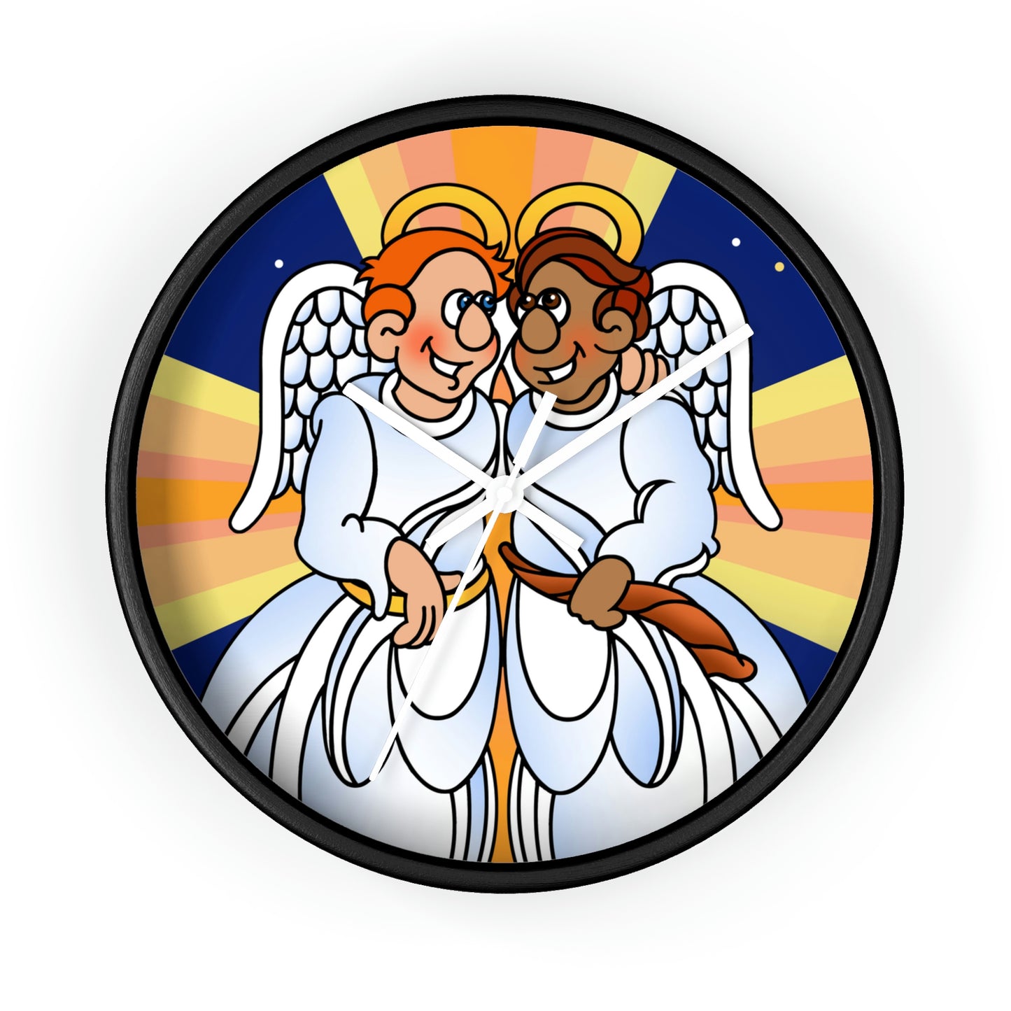 Hark and Harold Angel Sing Wall clock