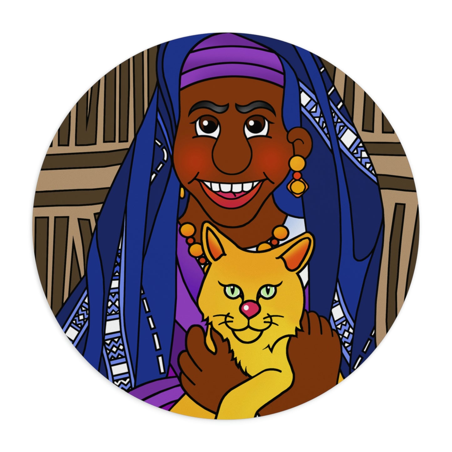 The Kitty Cat Cried Mouse Pad