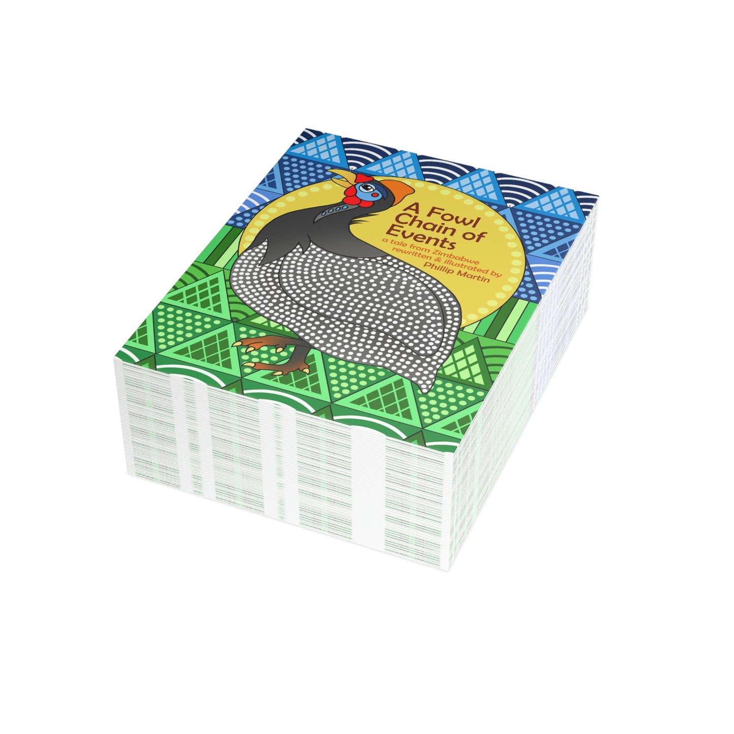 A Fowl Chain of Events Greeting Cards (1, 10, 30, and 50pcs)