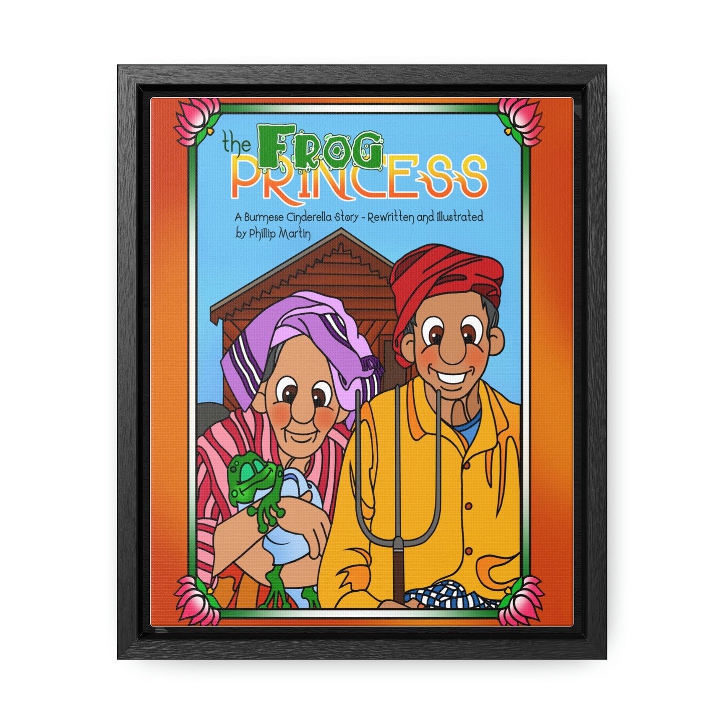The Frog Princess Gallery Canvas Wraps, Vertical Frame