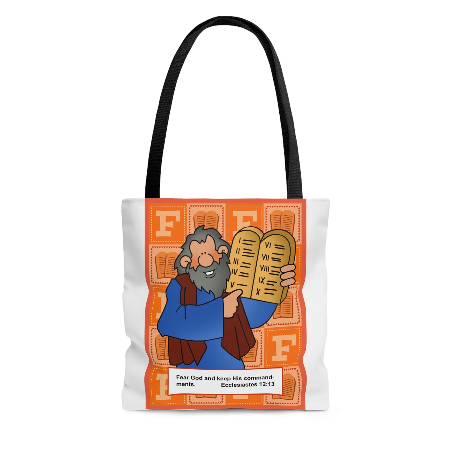 The Bible as Simple as ABC F AOP Tote Bag