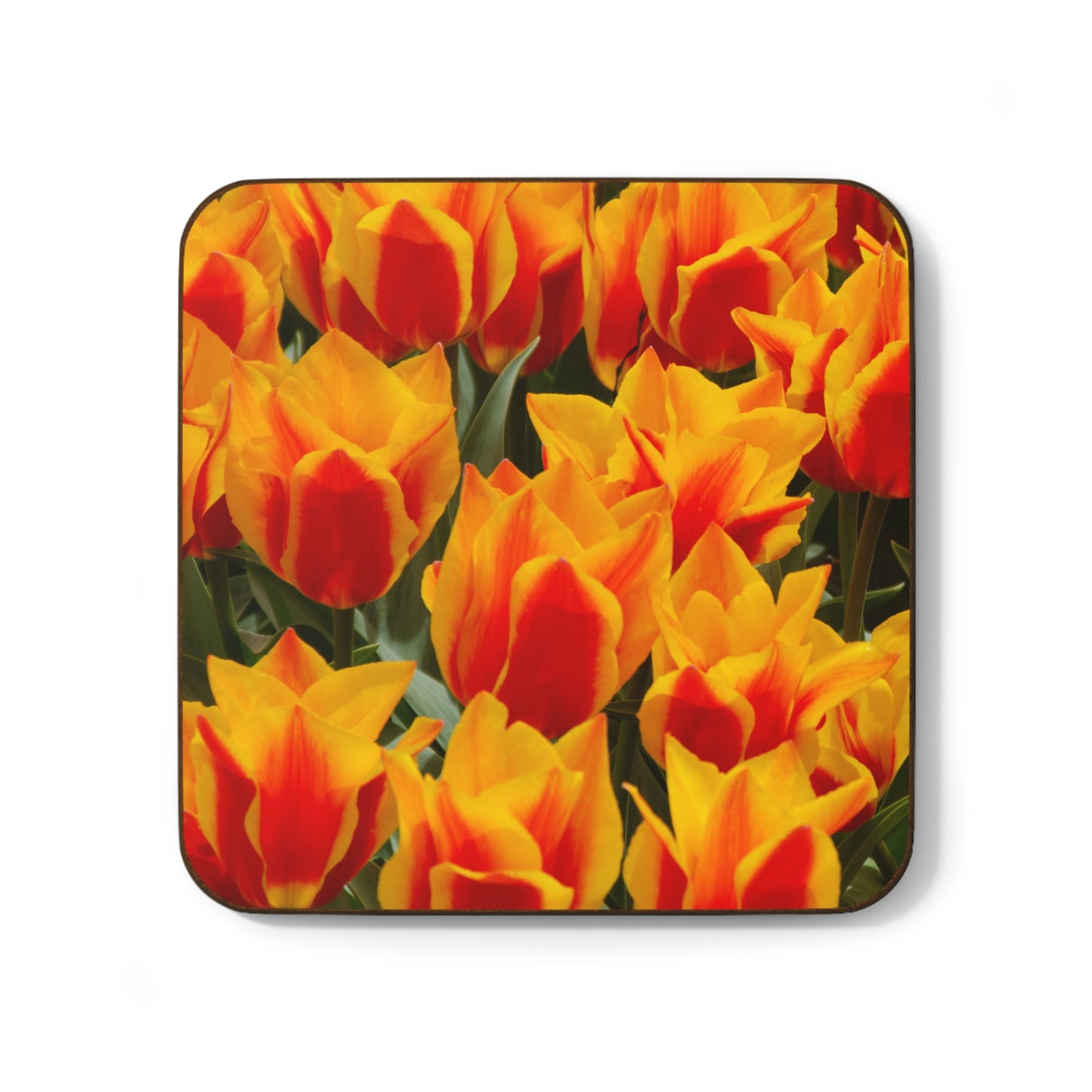 Flowers 18 Hardboard Back Coaster