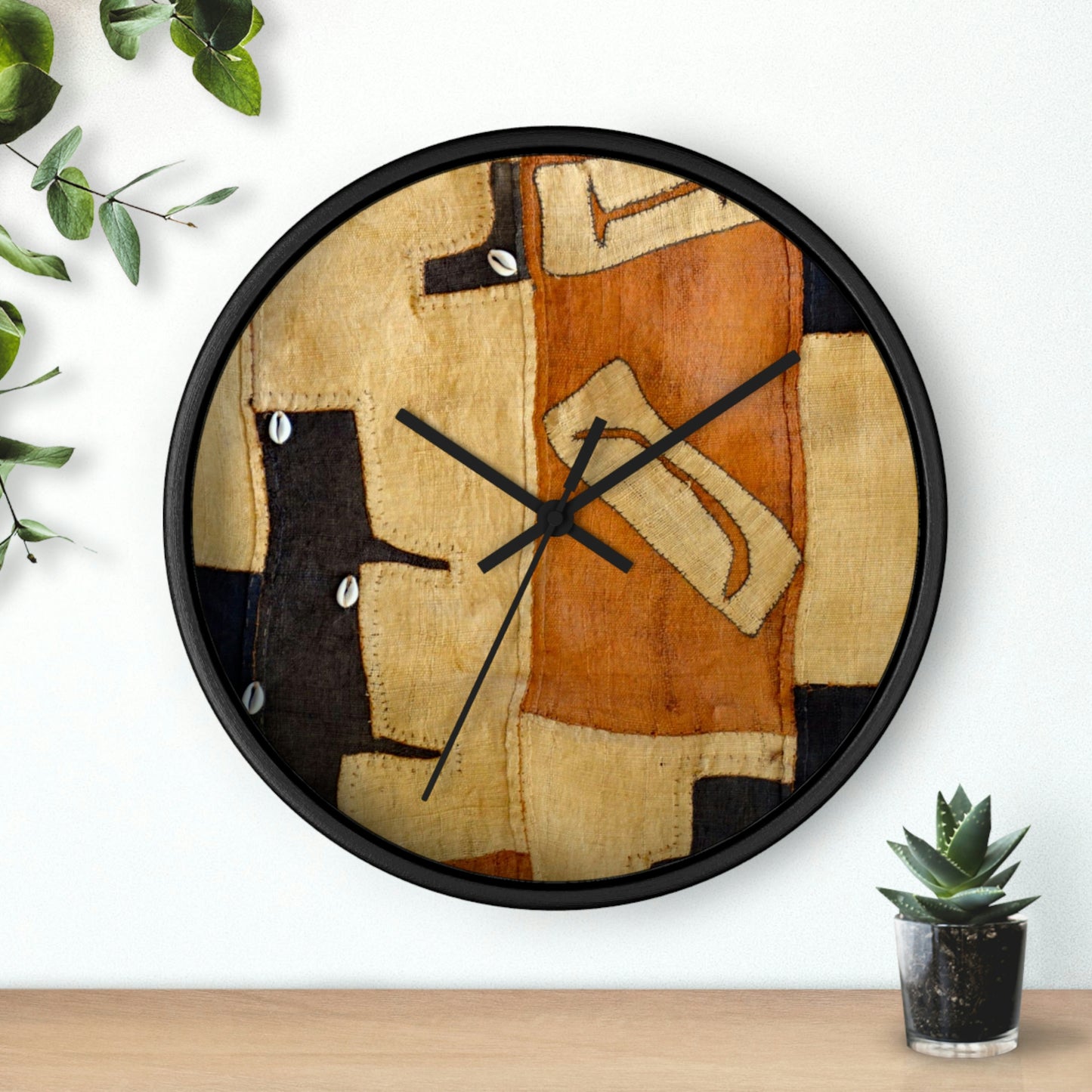 A Show of Hands Fabric! Wall Clock