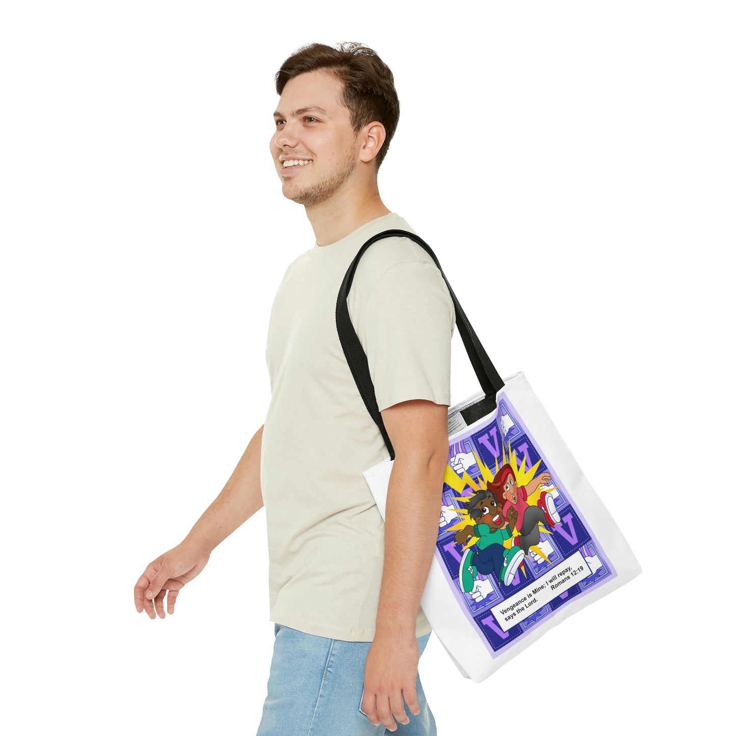 The Bible as Simple as ABC V AOP Tote Bag