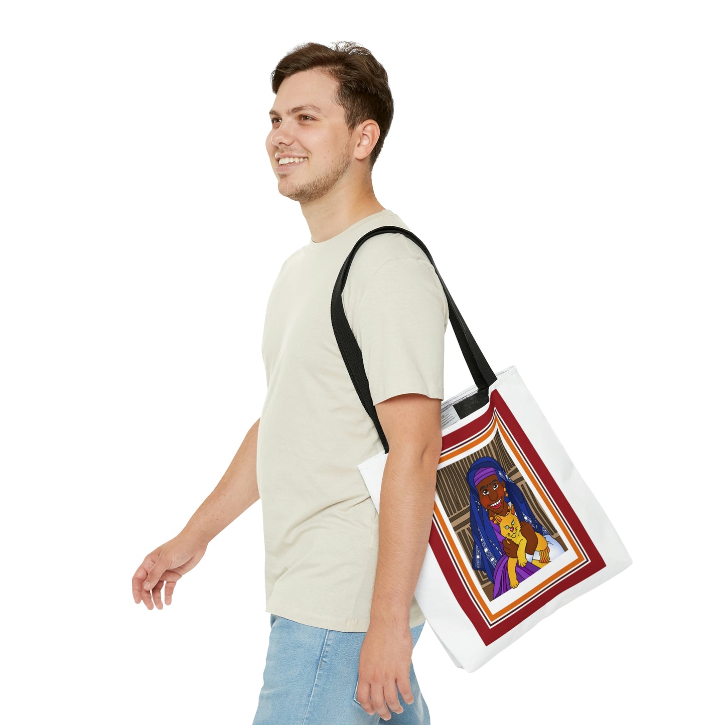 The Kitty Cat Cried AOP Tote Bag