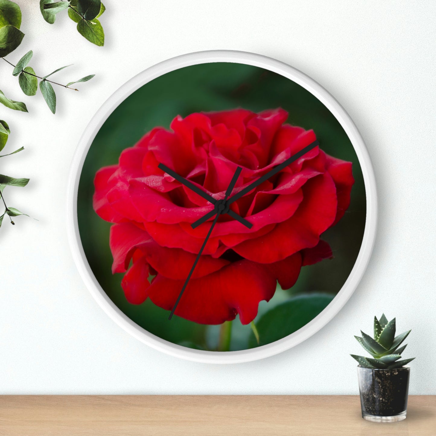 Flowers 14 Wall Clock