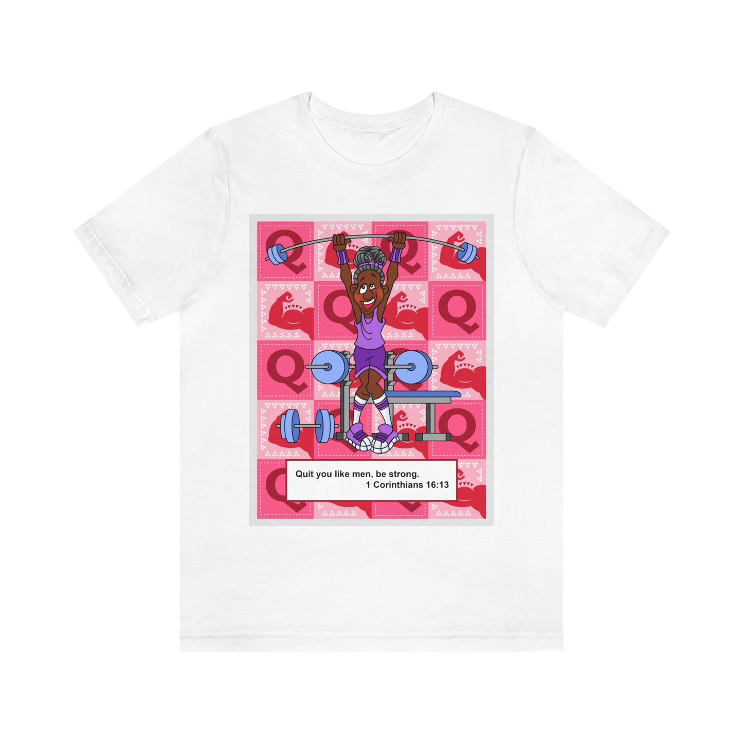 The Bible as Simple as ABC Q Unisex Jersey Short Sleeve Tee