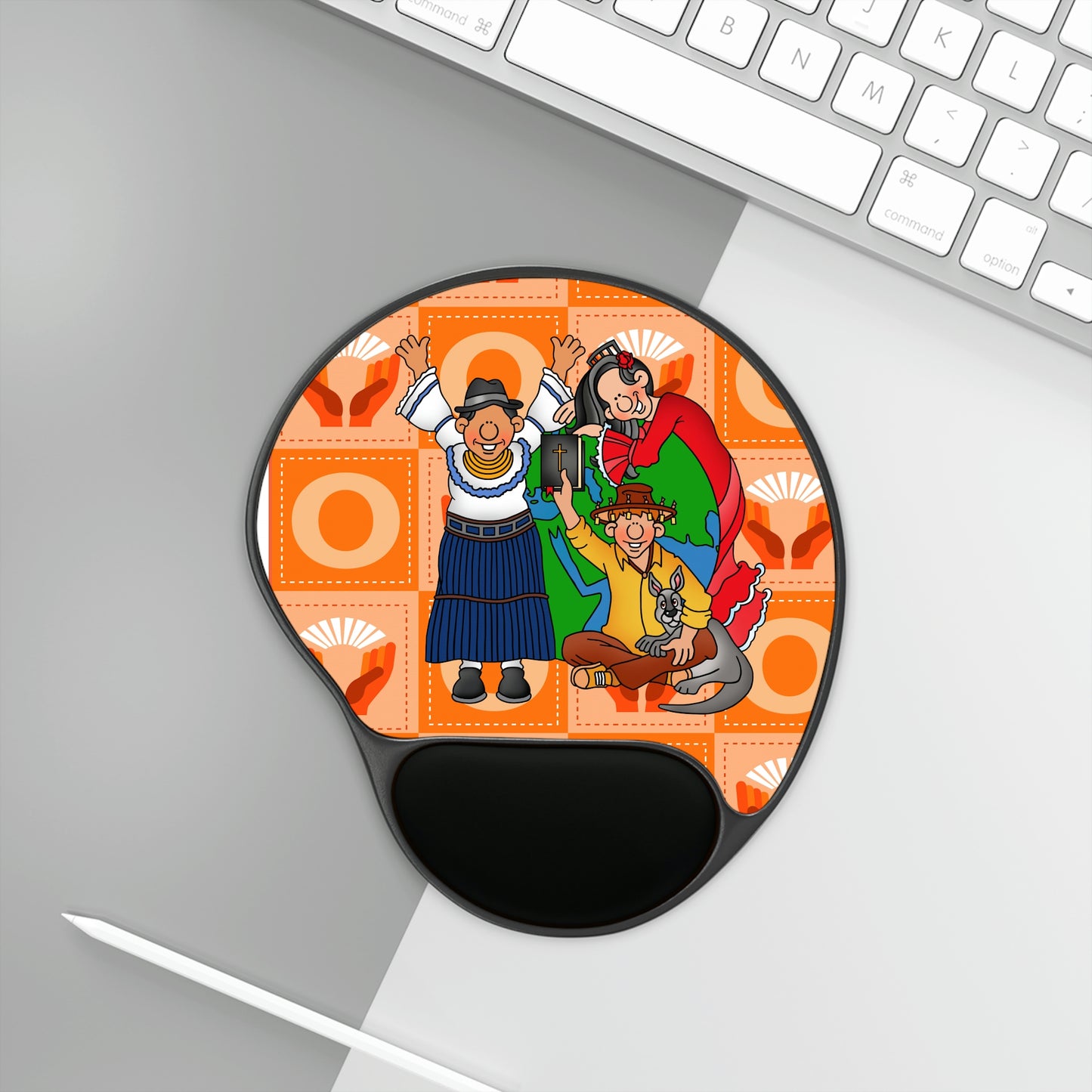 The Bible as Simple as ABC O Mouse Pad With Wrist Rest
