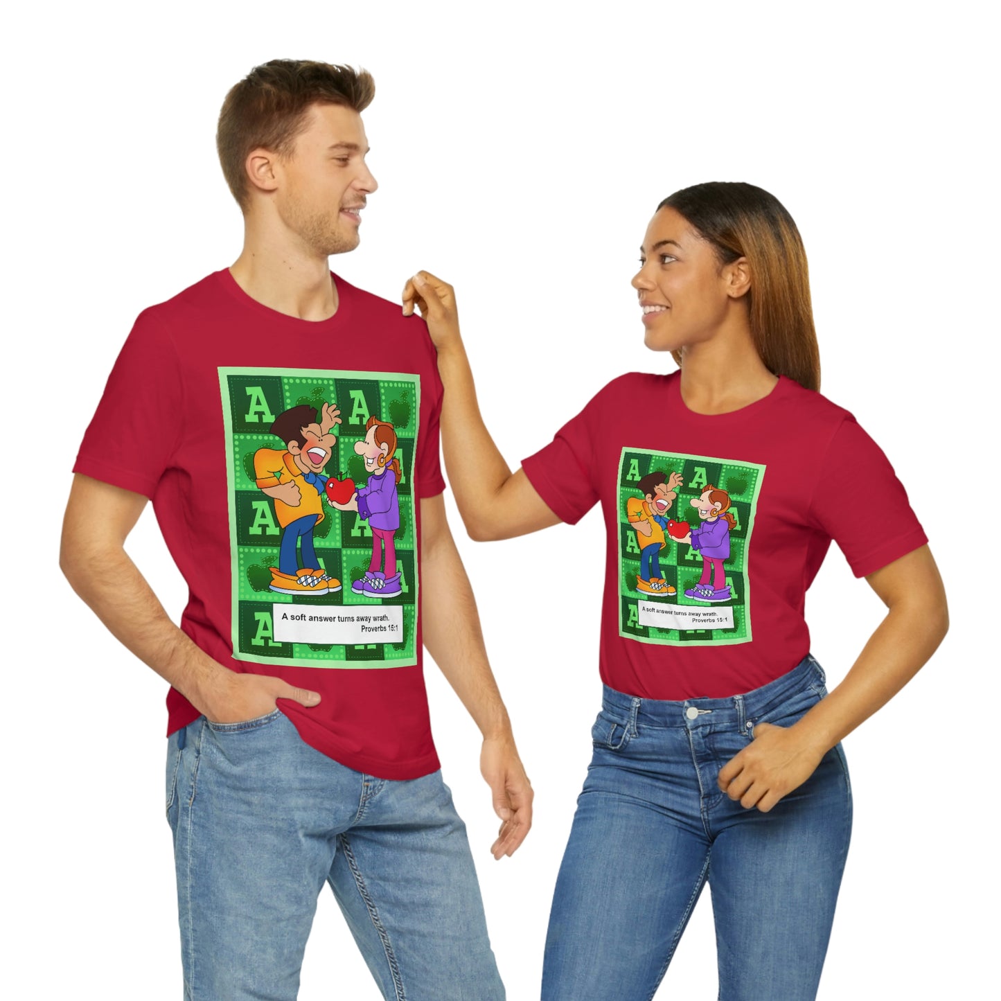 The Bible as Simple as ABC A Unisex Jersey Short Sleeve Tee