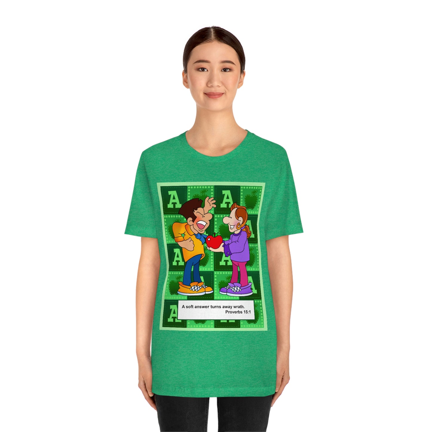 The Bible as Simple as ABC A Unisex Jersey Short Sleeve Tee