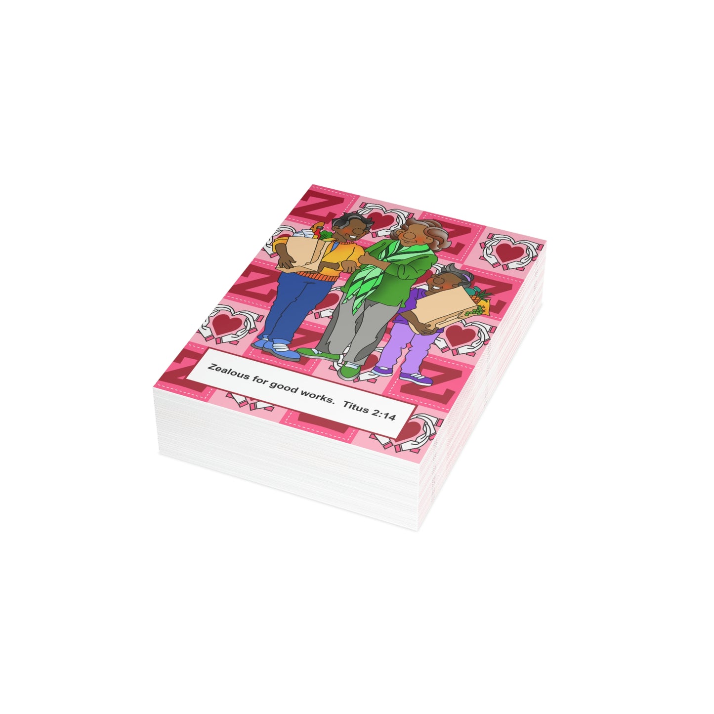 The Bible as Simple as ABC Z Greeting Cards (1, 10, 30, and 50pcs)